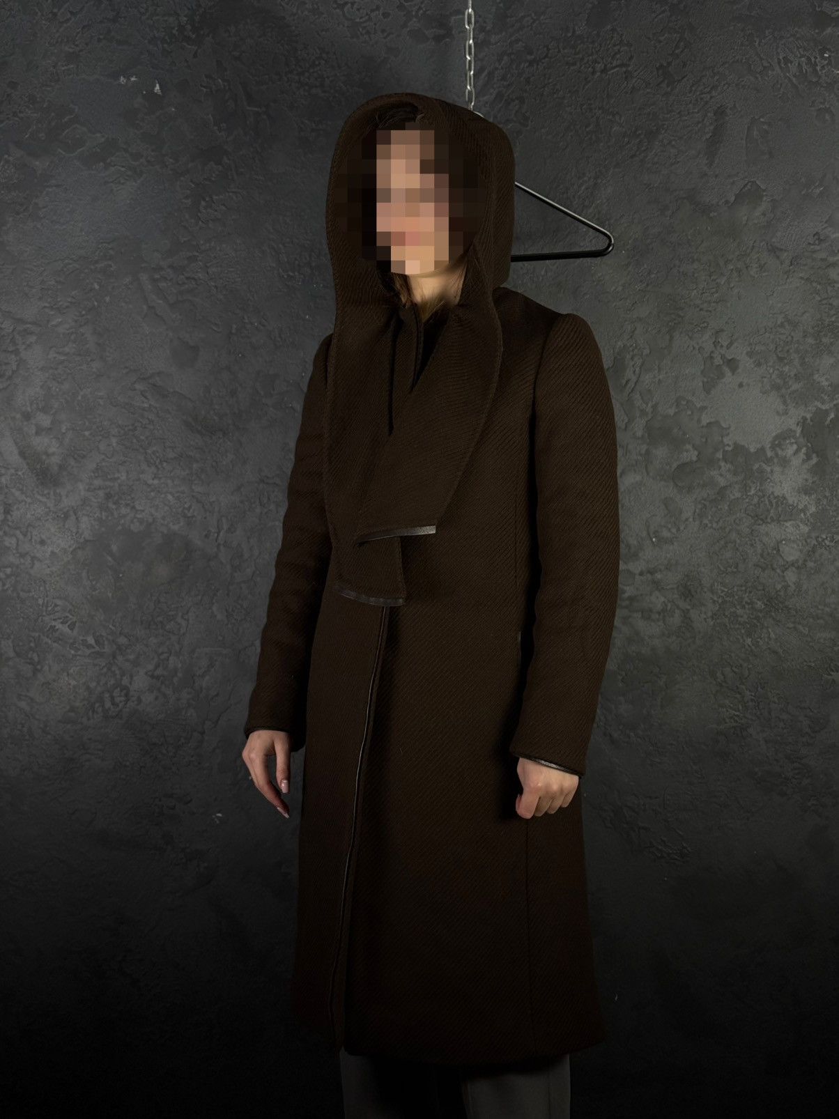 Prada Prada Women’s Hooded Brown Wool Long Coat Size S Size S / US 4 / IT 40 - 1 Thumbnail