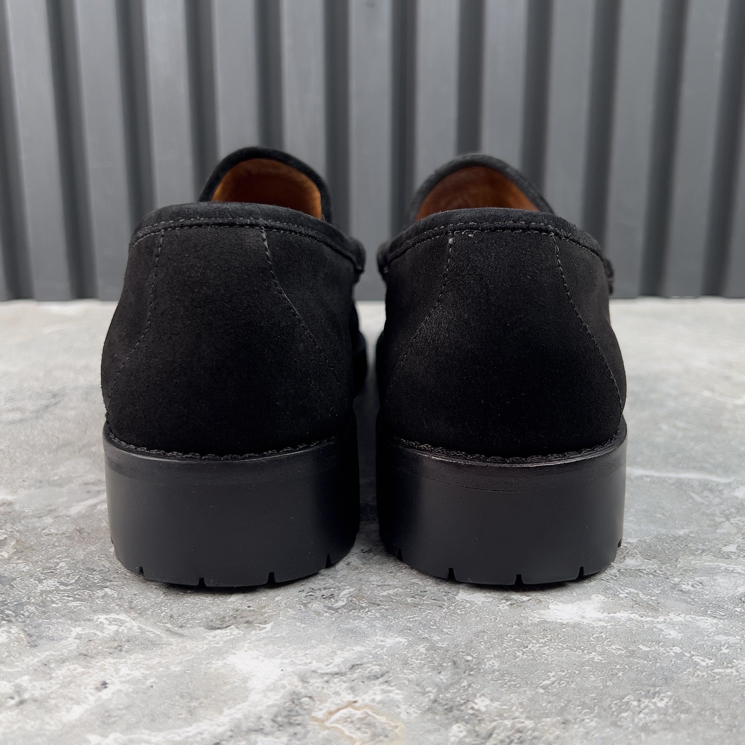 Gucci Sylke Horsebit Loafers Black Suede Size US 8 / EU 41 - 7 Thumbnail