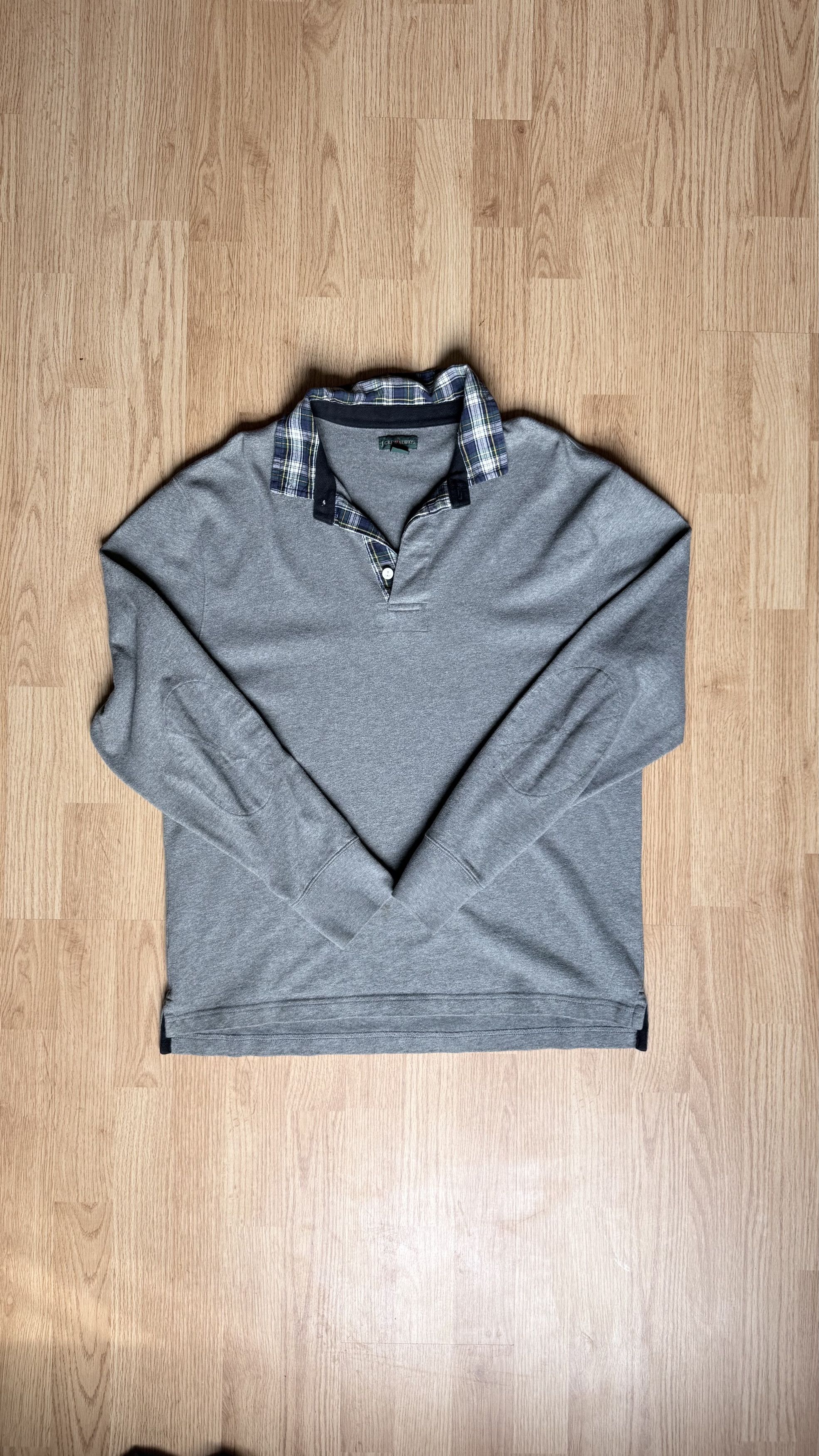 J.Crew Elbow Pad Rugby Shirt Size US L / EU 52-54 / 3 - 1 Thumbnail