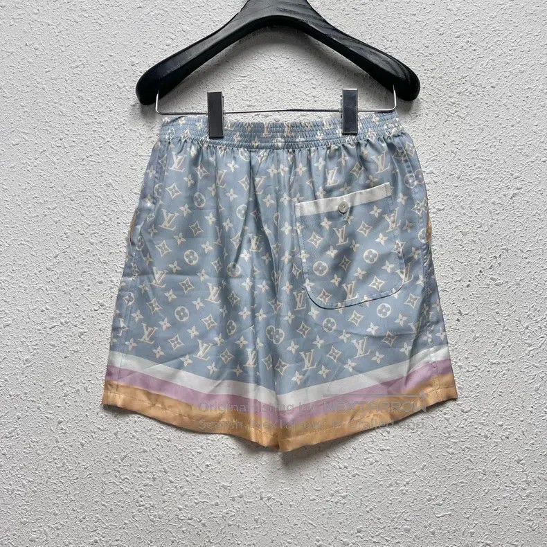 Louis Vuitton Louis Vuitton Monogram presbyopic mulberry silk shorts Size US 34 / EU 50 - 2 Thumbnail