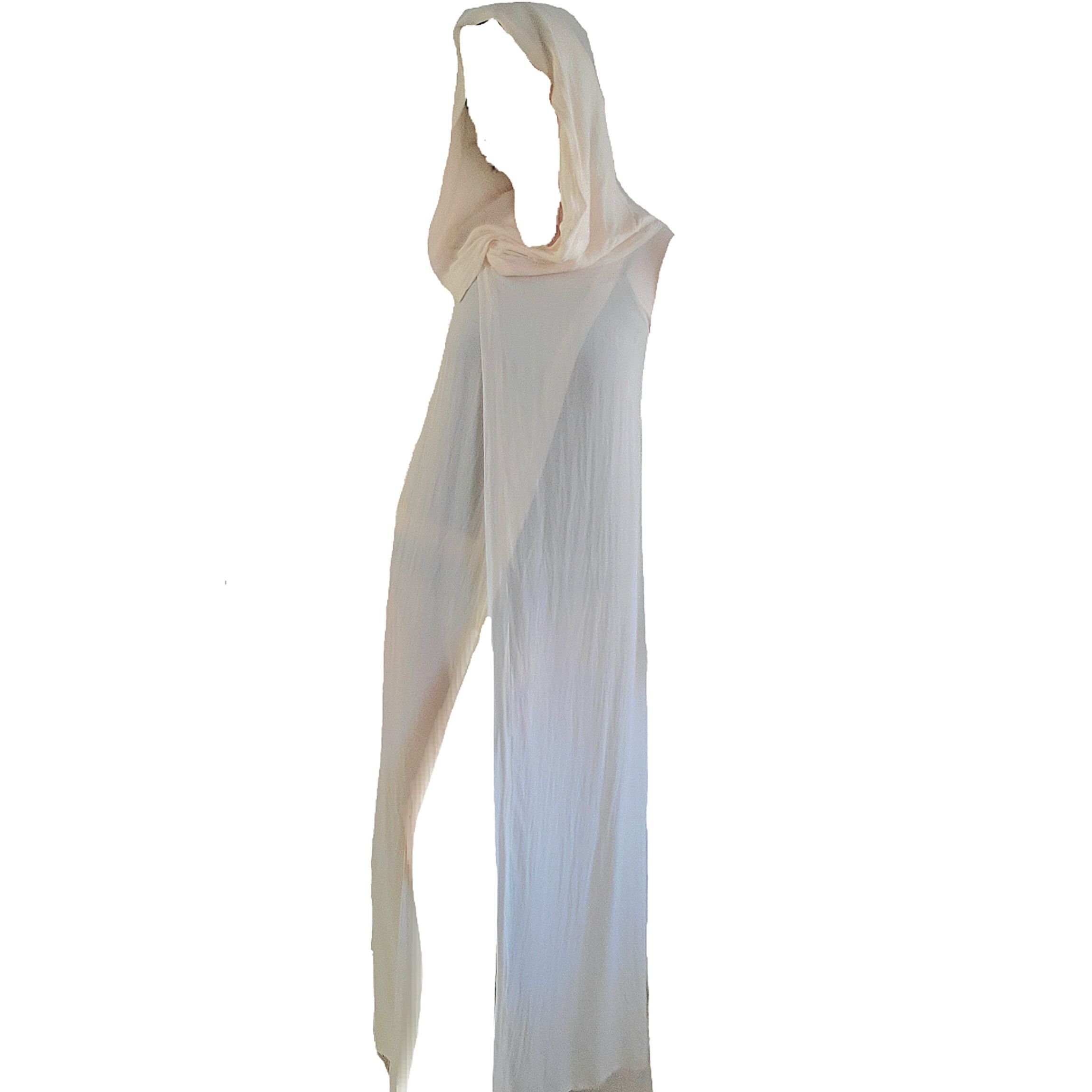plein sud Plein Sud vintage late 00s 2010s silk hooded tunic dress Size M / US 6-8 / IT 42-44 - 1 Thumbnail