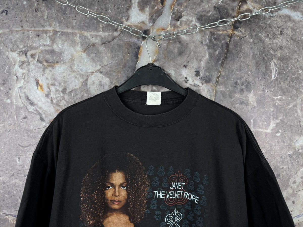 Michael Jackson Janet Jackson The Velvet Rope Tour 1998 Vintage T-Shirt Rare Size US XL / EU 56 / 4 - 3 Thumbnail