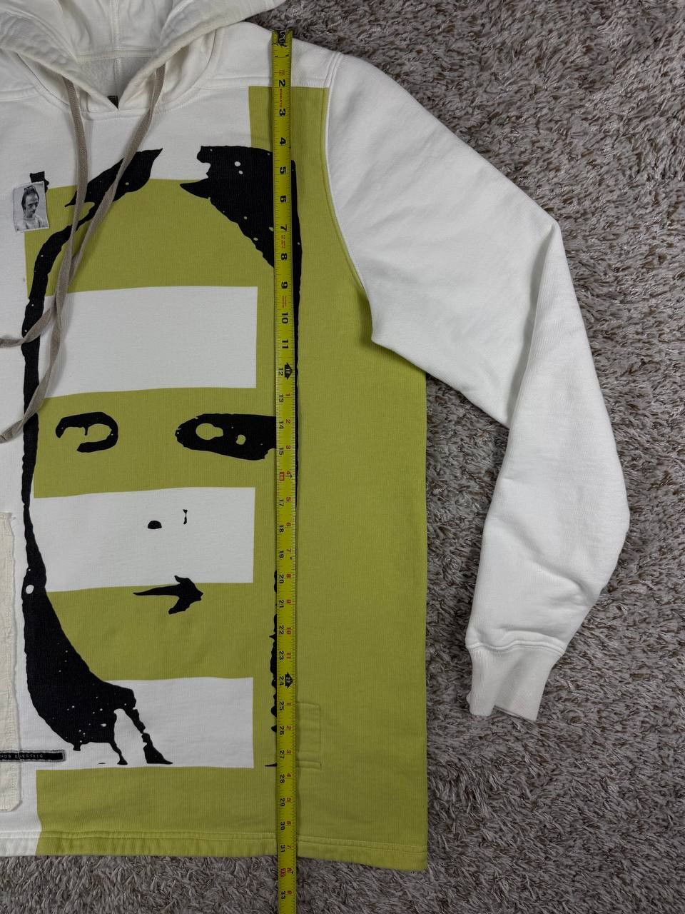 Rick Owens Drkshdw Rick Owens Drkshdw Felpa Patch Detail Hoodie Size US XS / EU 42 / 0 - 7 Thumbnail