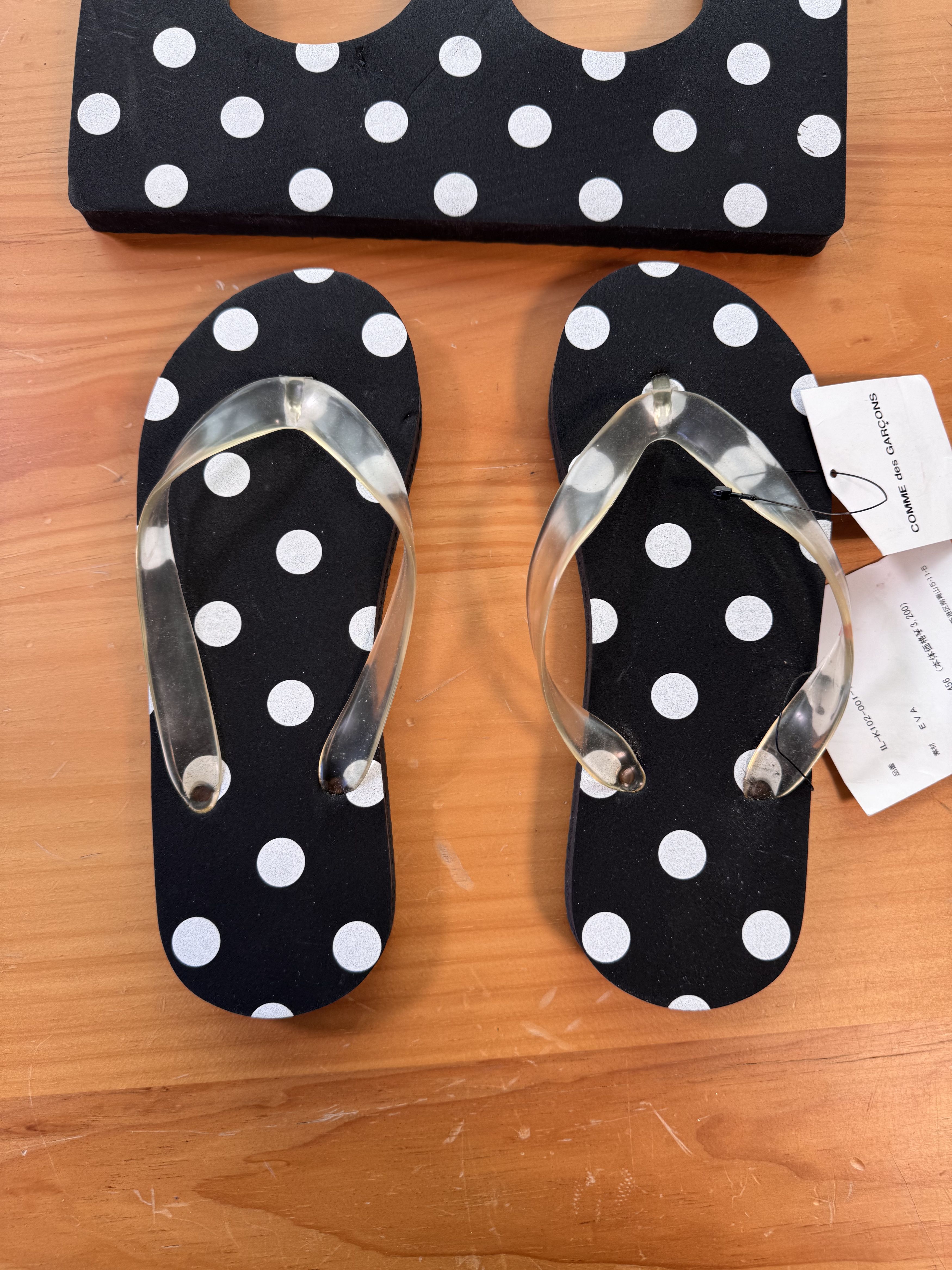 Comme des Garcons Comme Des Garcons CDG Cut Out Sandal Flip Flops Size US 6 / EU 39 - 8 Thumbnail