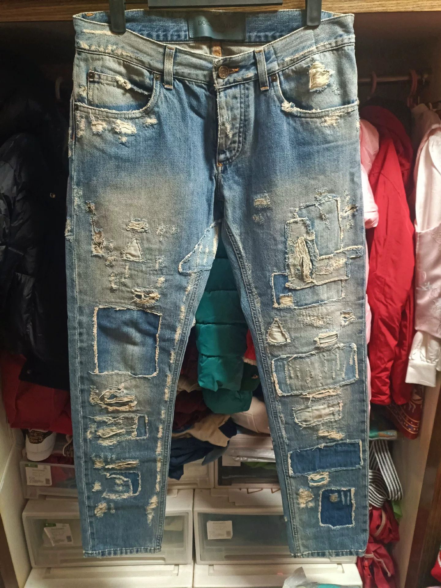 Dolce&Gabbana Runway Distressed Jeans