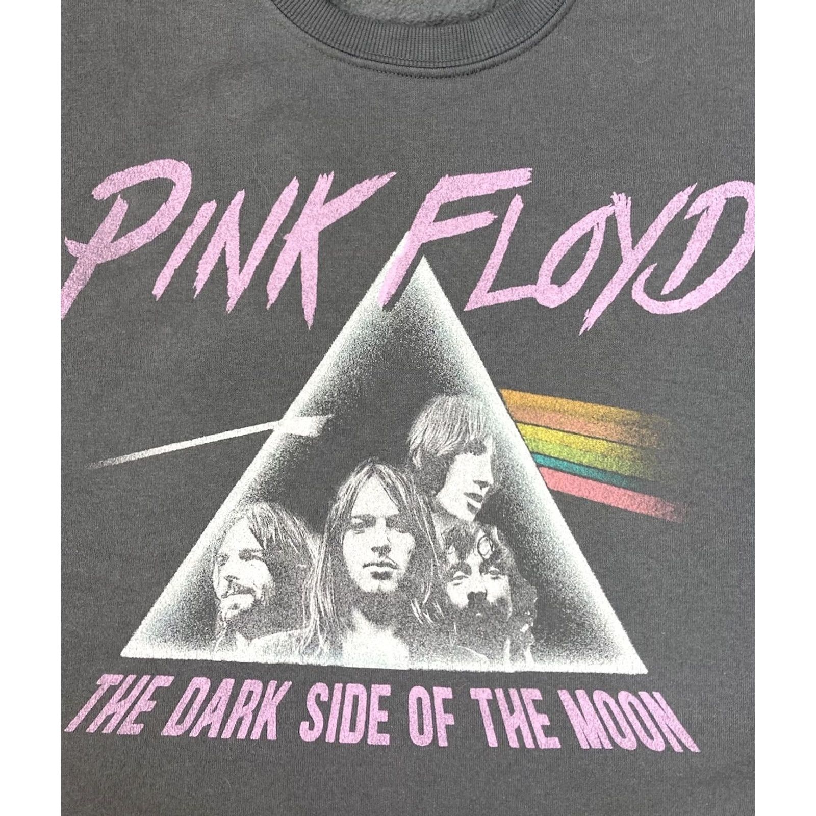 Vintage VINTAGE Pink Floyd Sweatshirt Women Small Gray Crew Neck Pullover Logo Graphic Print Lightweight Casual Summer Winter Fall Spring Size S / US 4 / IT 40 - 2 Thumbnail