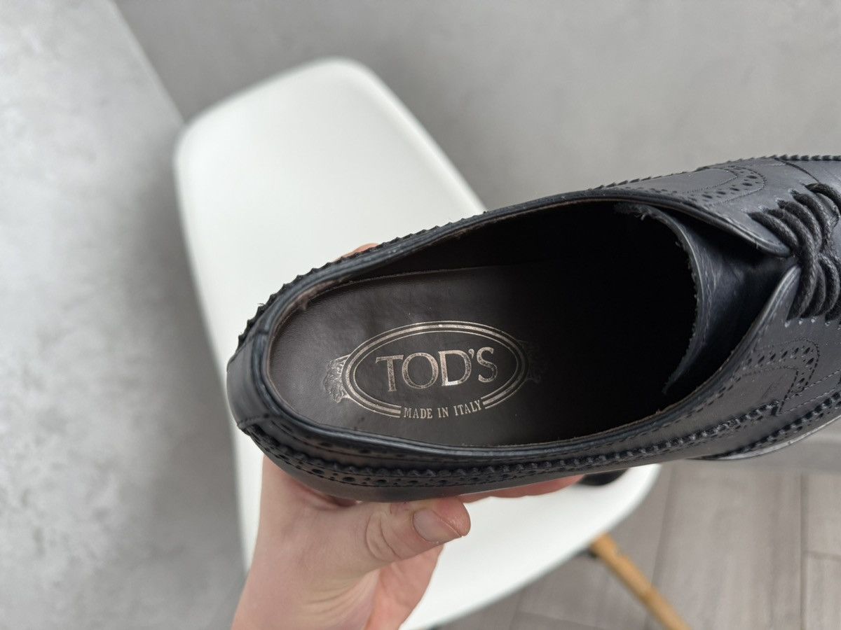 Tod's Tods Leather Brouge Shoes Size US 8.5 / EU 41-42 - 12 Thumbnail