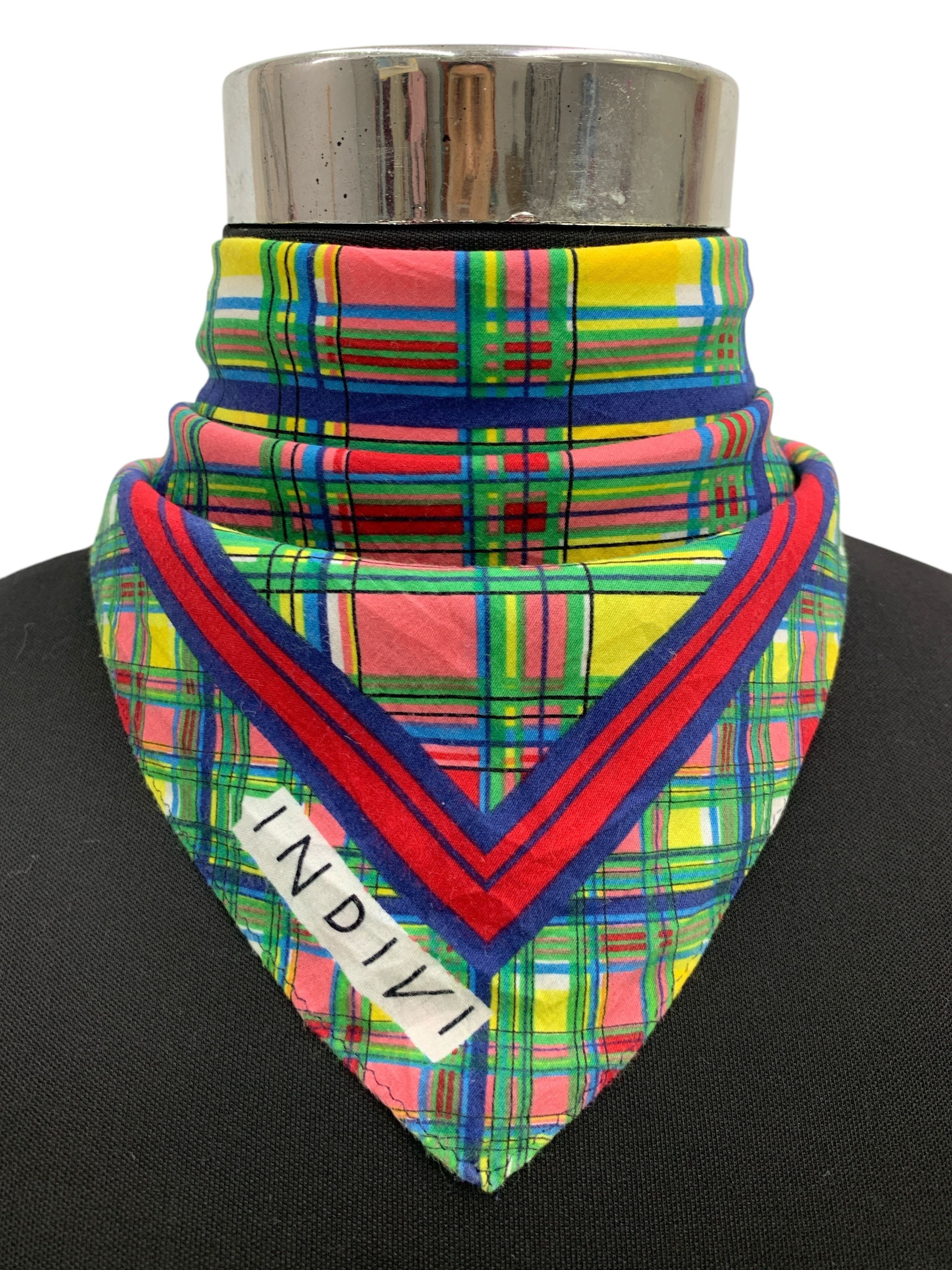 Japanese Brand × Vintage Vintage Indivi Neckerchief/Handkerchief - HKA958 Size ONE SIZE - 1 Thumbnail
