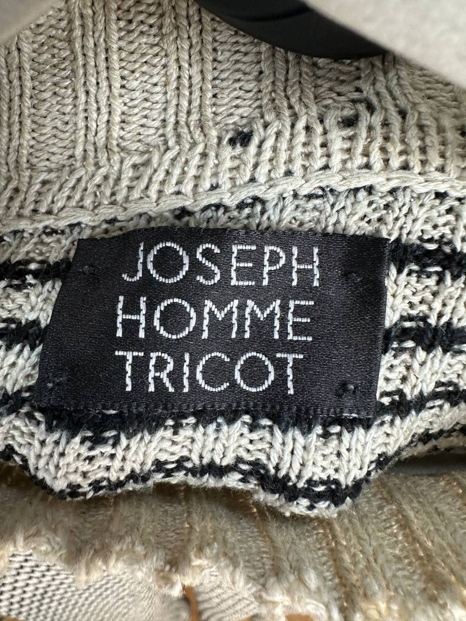 JOSEPH HOMME Joseph Homme Tricot Linen Silk VTG Knit Sweater Stripe Size US XL / EU 56 / 4 - 12 Thumbnail