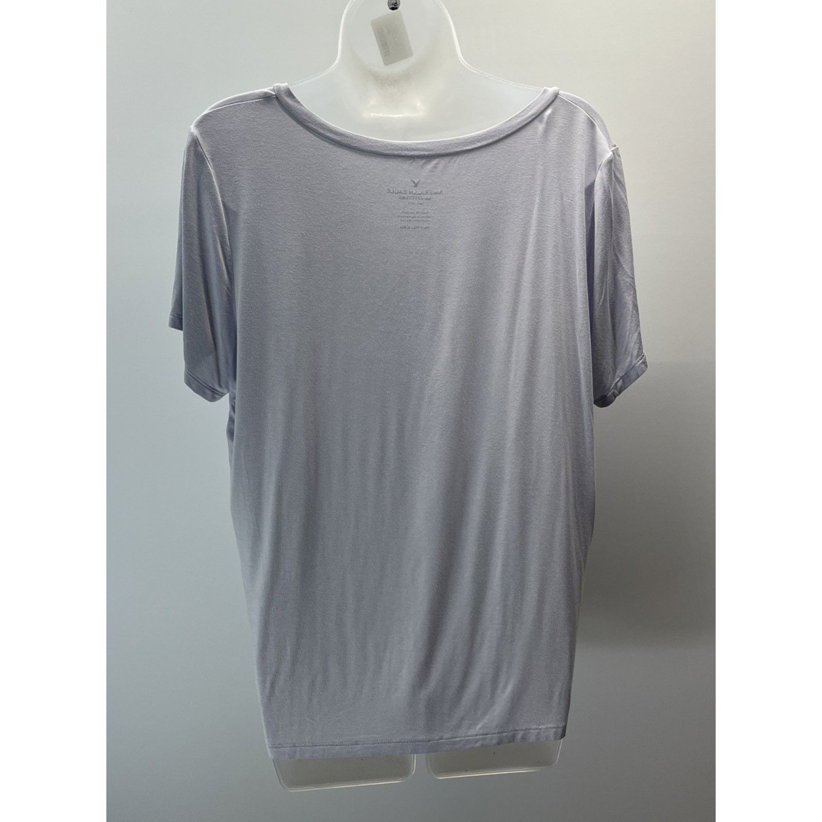 American Eagle Outfitters American Eagle Short Sleeve Blue Cross Neck Blouse Size XL Size XL / US 12-14 / IT 48-50 - 4 Thumbnail