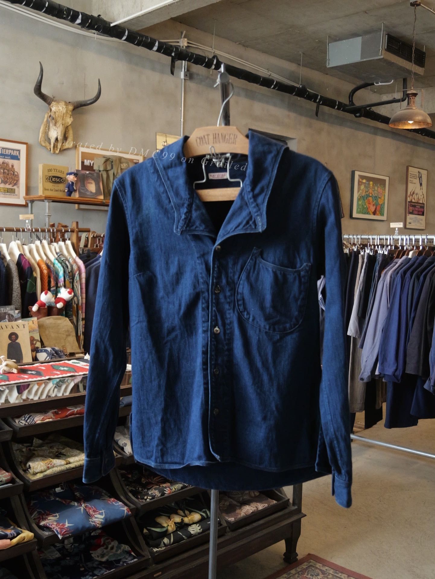 Kapital Kapital Thin Denim Shirt Jacket Size US S / EU 44-46 / 1 - 1 Thumbnail