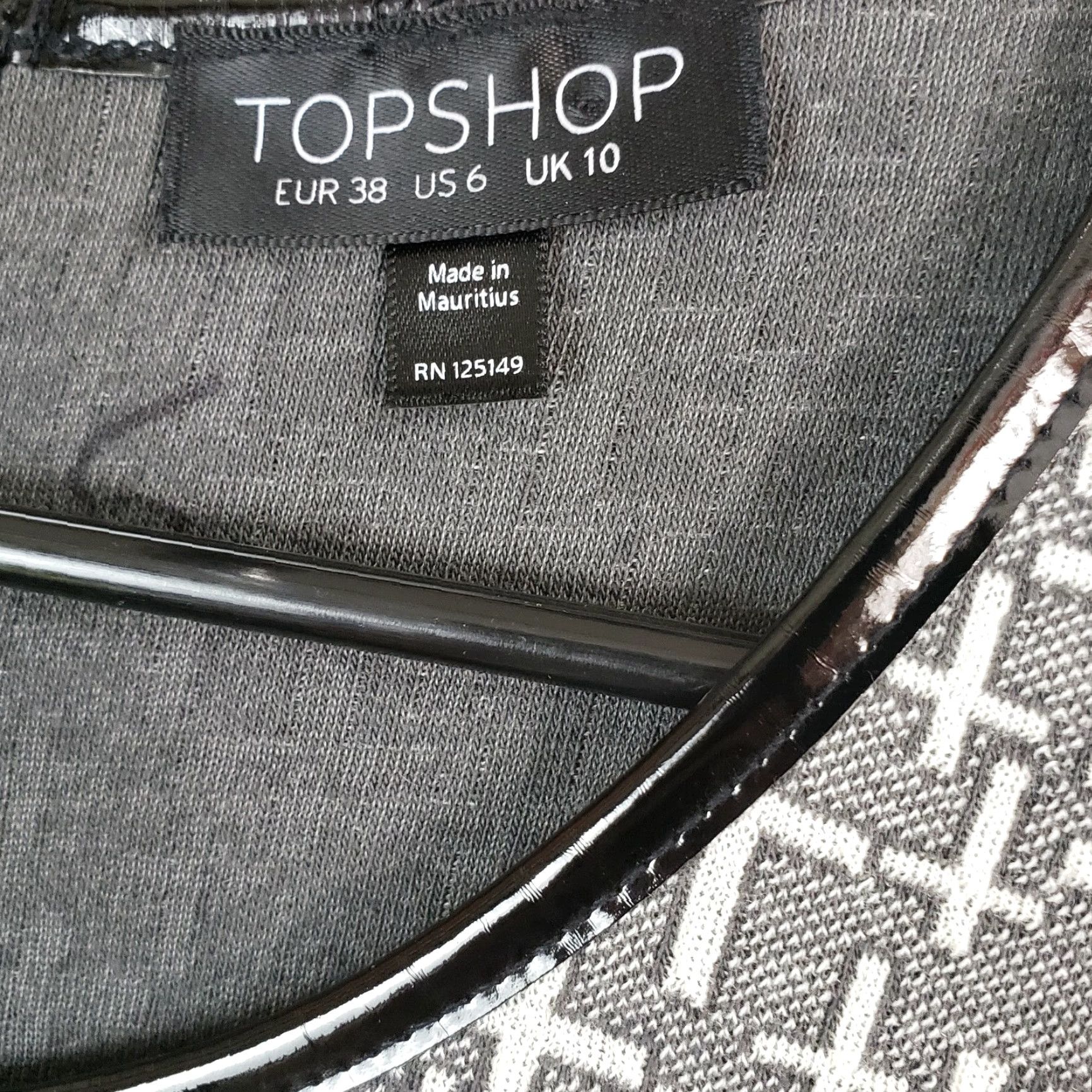 Topshop VINTAGE? (No) Topshop Knit Dress Womens Size 6 Gray Long Sleeve Round Neck Zip Sheath Dress Size M / US 6-8 / IT 42-44 - 5 Thumbnail
