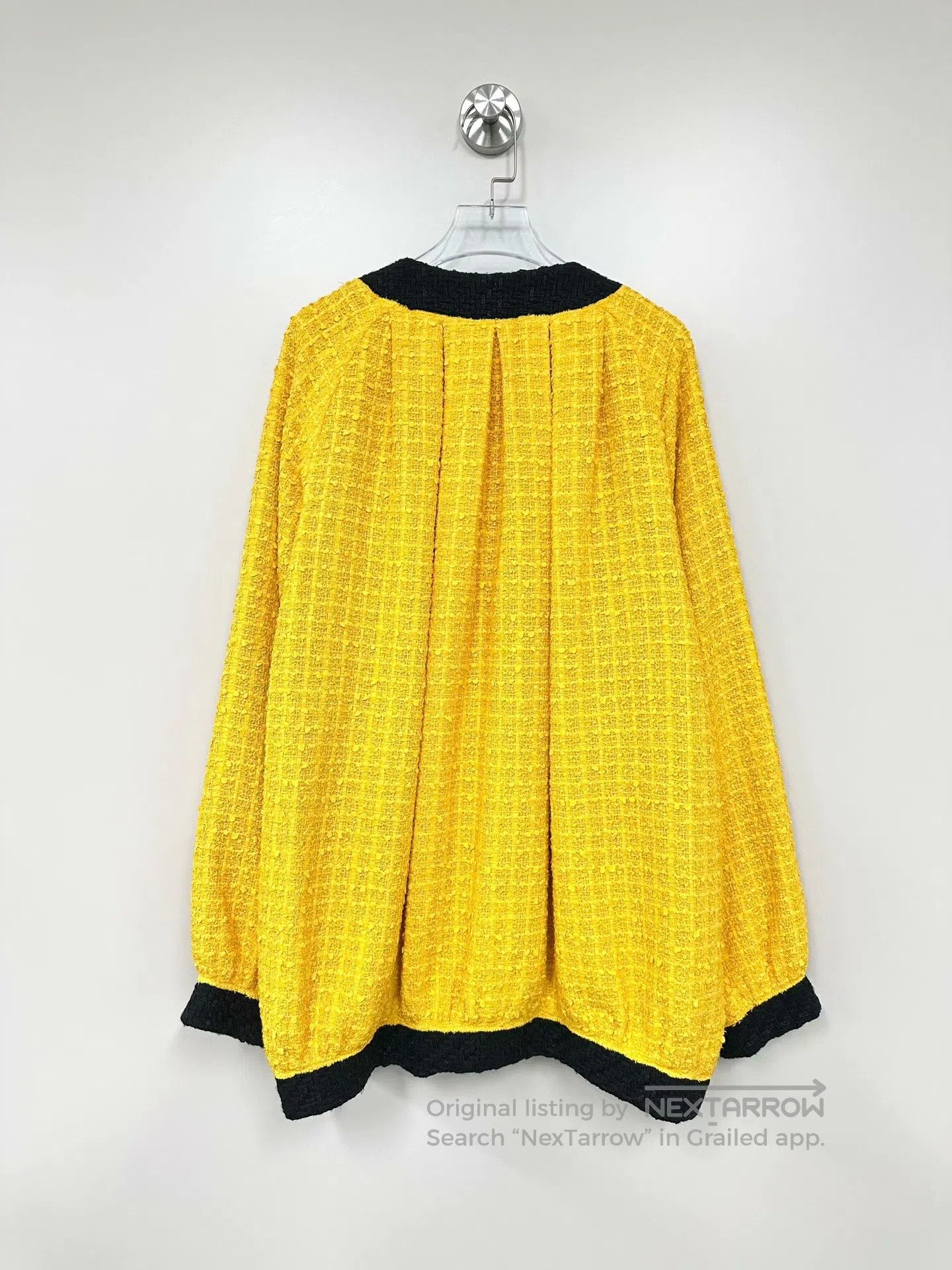 Gucci Guicci Yellow Weave Tweed Casual Cardigan Jacket| Size M / US 6-8 / IT 42-44 - 2 Thumbnail