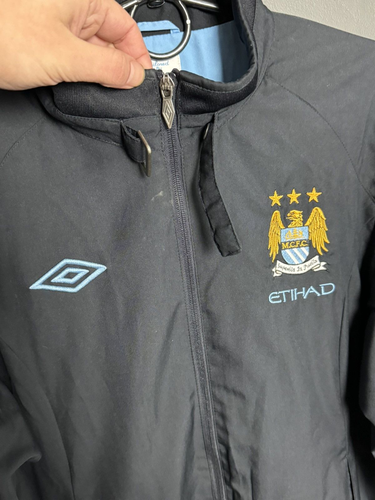 Umbro Manchester City Training Football Soccer Jacket Size US M / EU 48-50 / 2 - 3 Thumbnail