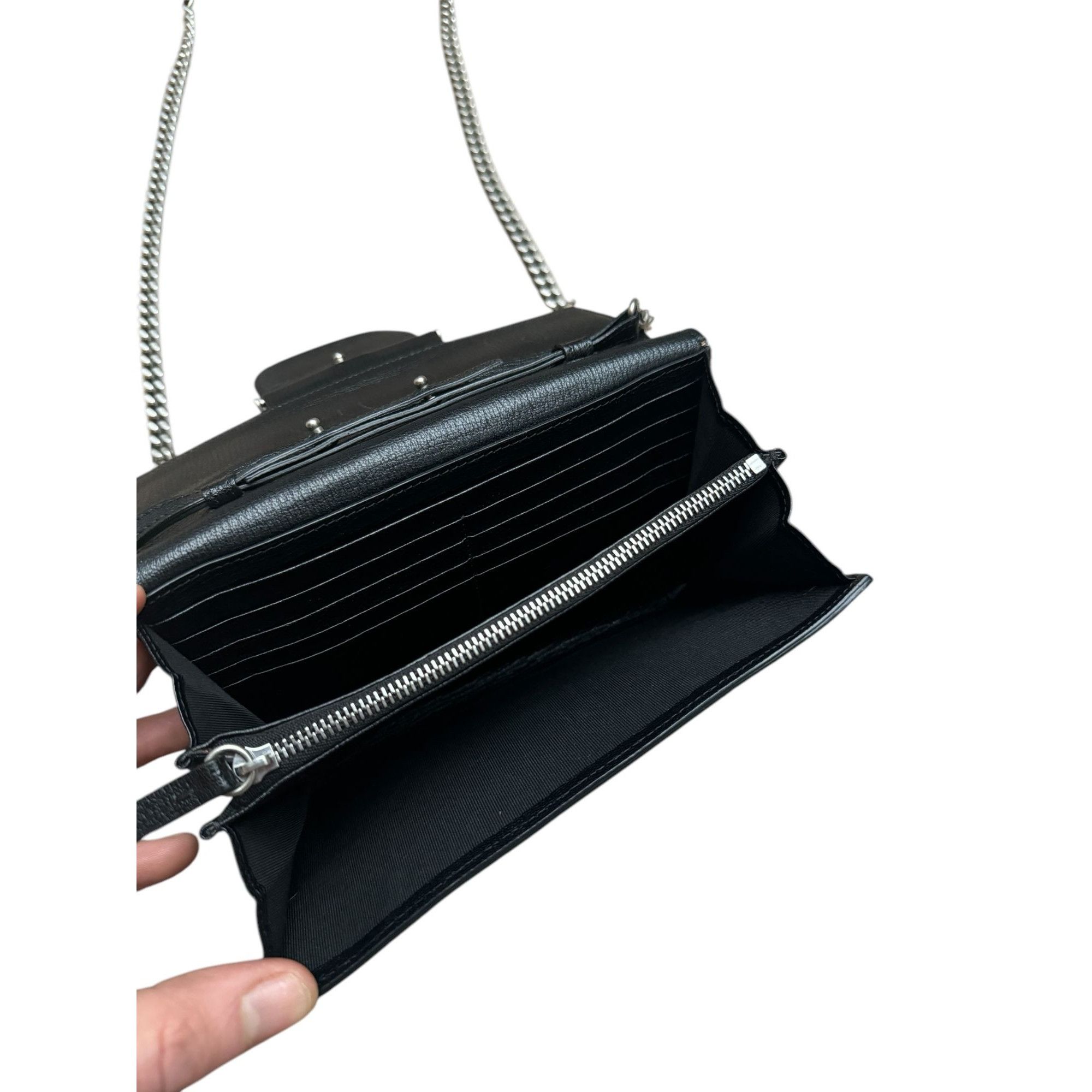 Maison Margiela SS 2017 Black Leather Shoulder Small Bag Size ONE SIZE - 6 Thumbnail