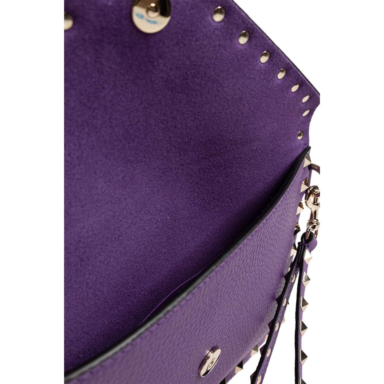 Valentino VALENTINO GARAVANI Rockstud Mini Purple Shopping Bag New & A Size ONE SIZE - 4 Thumbnail