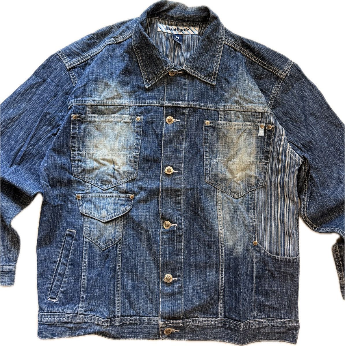 Southpole Vintage Southpole Boxy Fit Denim Jacket Size US M / EU 48-50 / 2 - 3 Thumbnail
