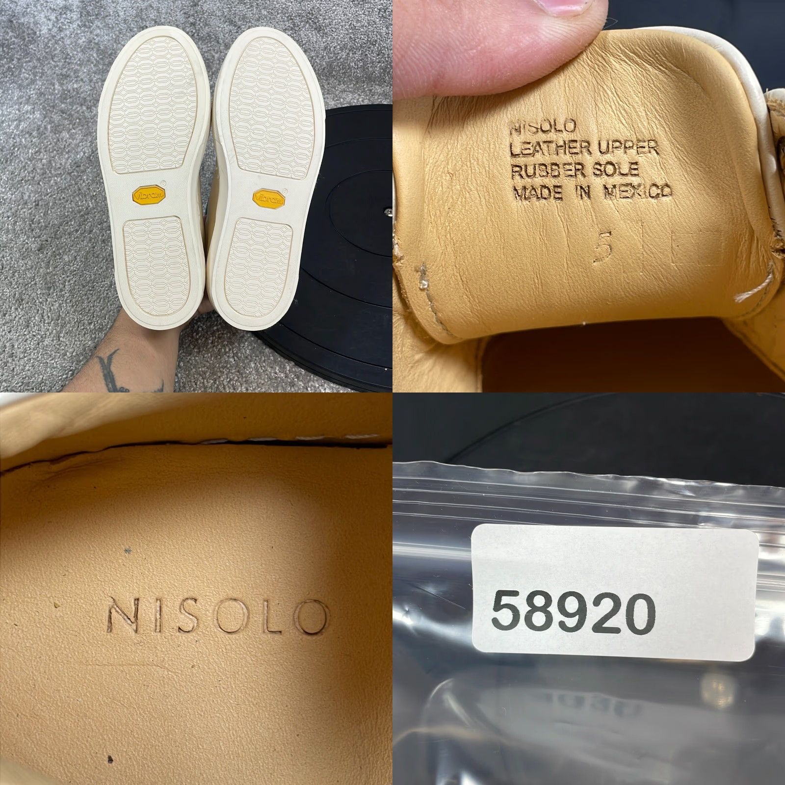 Nisolo Nisolo Elayna Sneaker Womens Size 5 Beige Leather Size US 5 / IT 35 - 8 Thumbnail