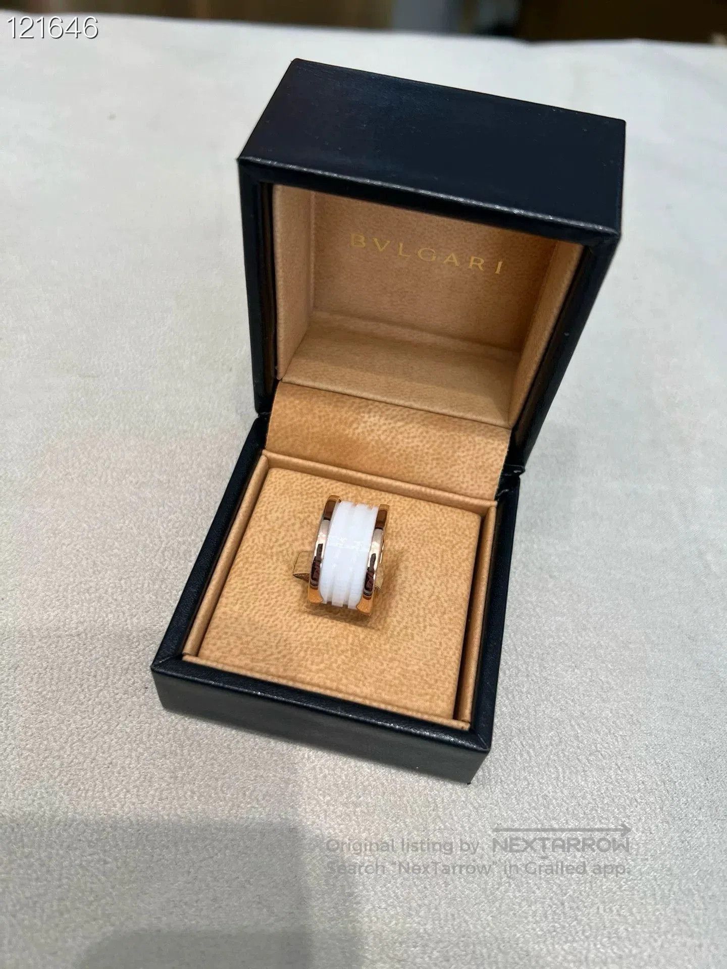 Bvlgari Bvlgari 100652C01 White Ceramic Ring. Size ONE SIZE - 1 Thumbnail