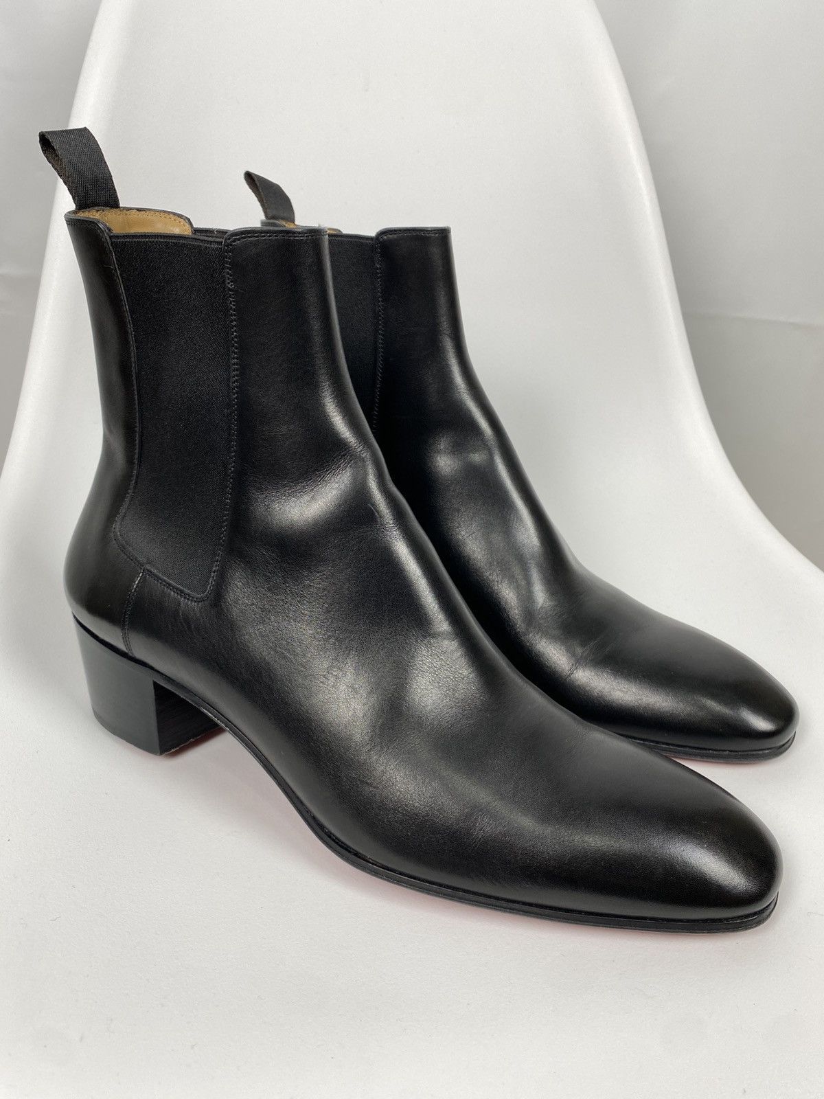 Christian Louboutin Christian Louboutin Samson Chelsea Men Boots Leather size 43 Size US 10 / EU 43 - 1 Thumbnail