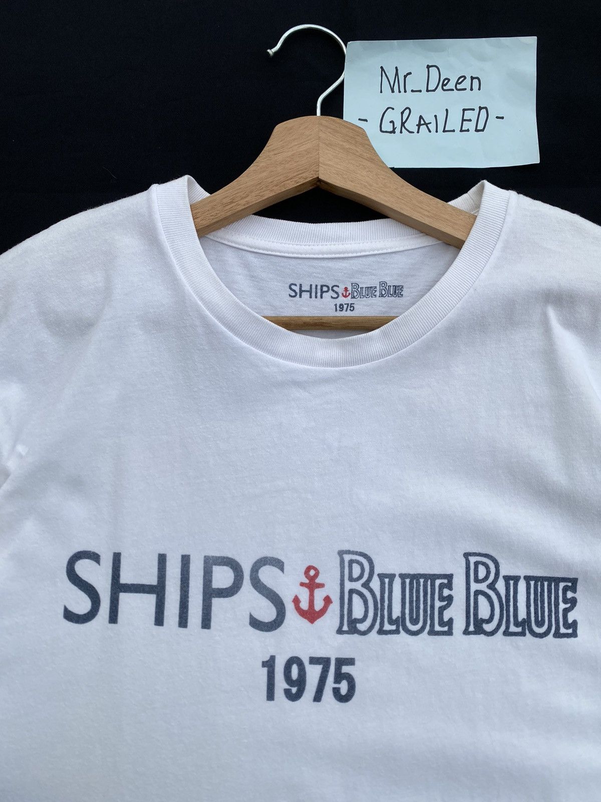 Blue Blue Japan Rare Vintage SHIPS Blue Blue 1975 Tshirt Size US L / EU 52-54 / 3 - 8 Thumbnail