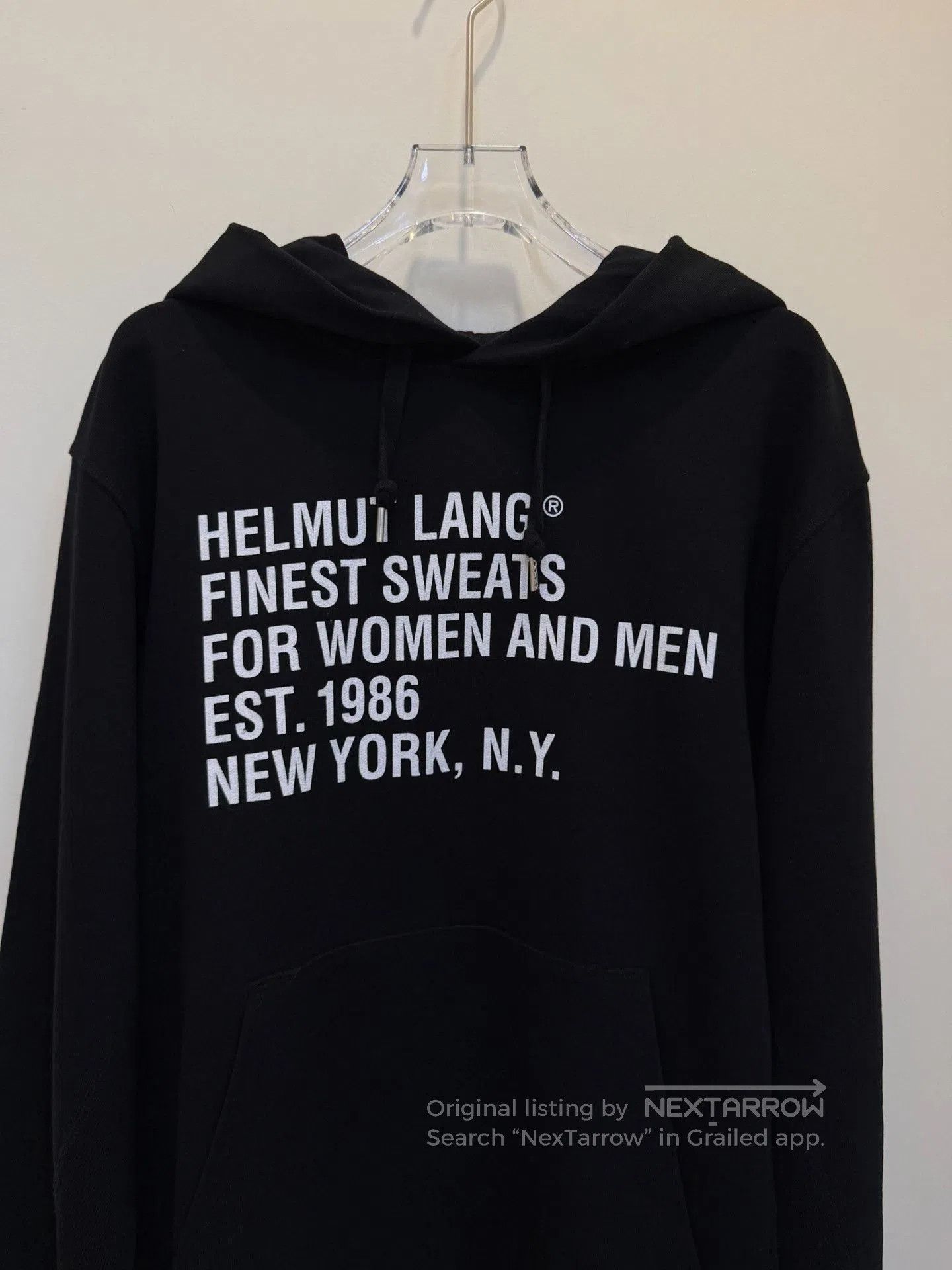 Japanese Brand Helmut Lang New Hooded Sweatshirt. Size US M / EU 48-50 / 2 - 3 Thumbnail