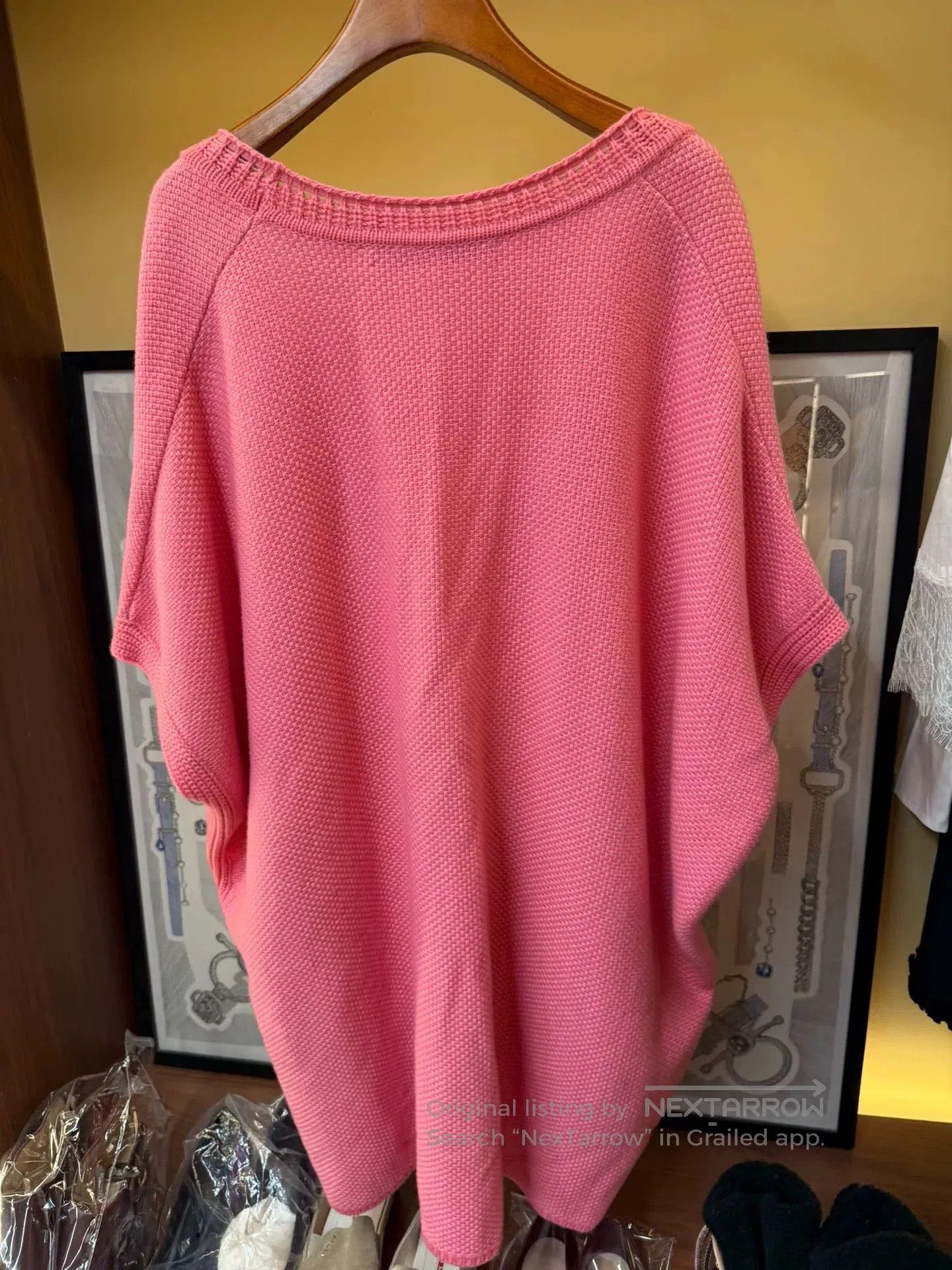 Max Mara Pink Cashmere Knit Sweater Pullover. Size S / US 4 / IT 40 - 4 Thumbnail