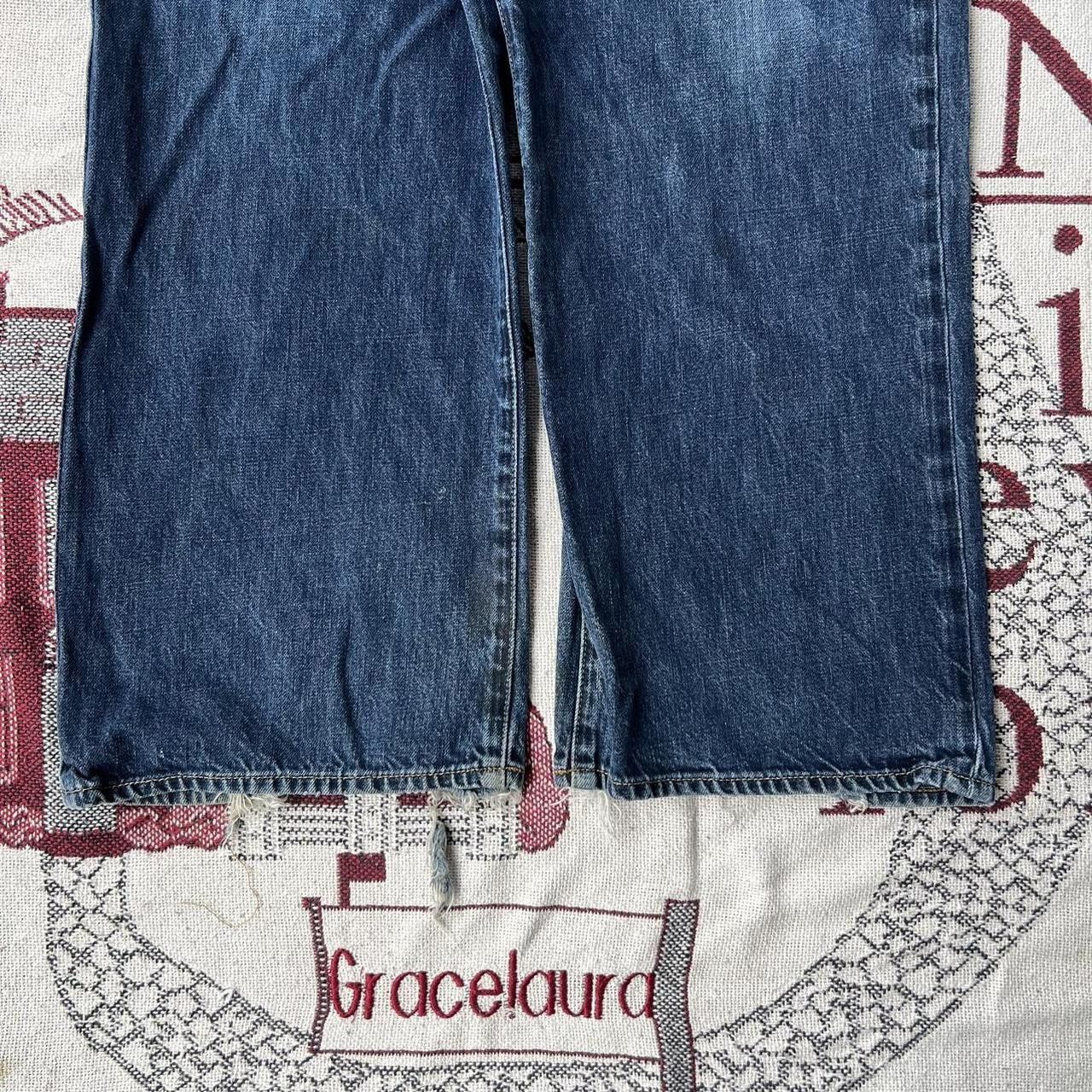 Gap Vintage/Y2K Baggy Gap Skater Style Dark Wash Grunge Denim Jeans! Size US 44 / EU 60 - 5 Thumbnail