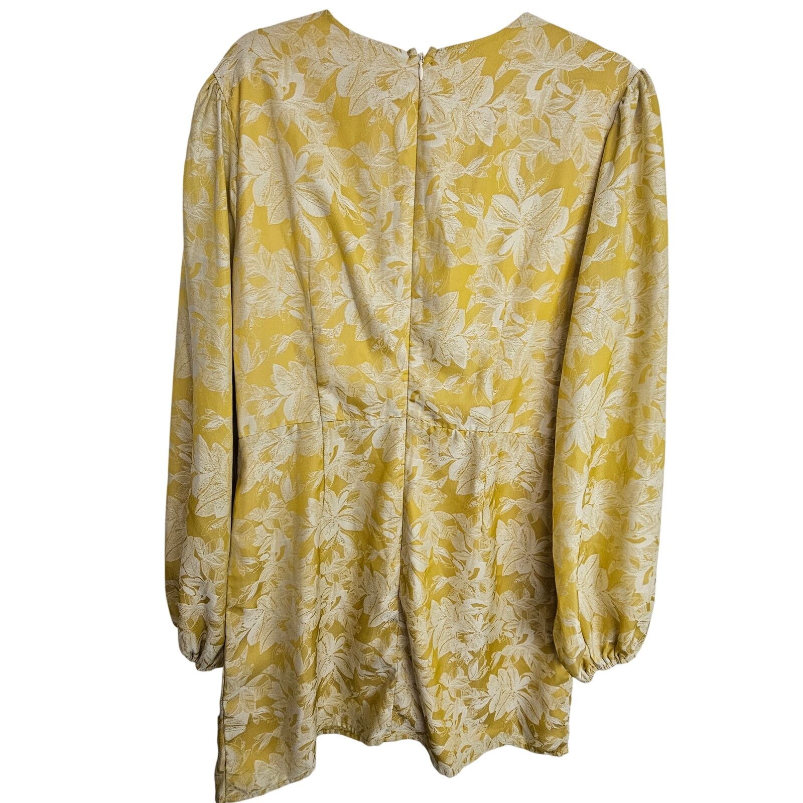 Fat Tokyo Fate Womens Floral Pintuck Deep V-Neck Mini Dress XL Peasant Size XL / US 12-14 / IT 48-50 - 9 Thumbnail
