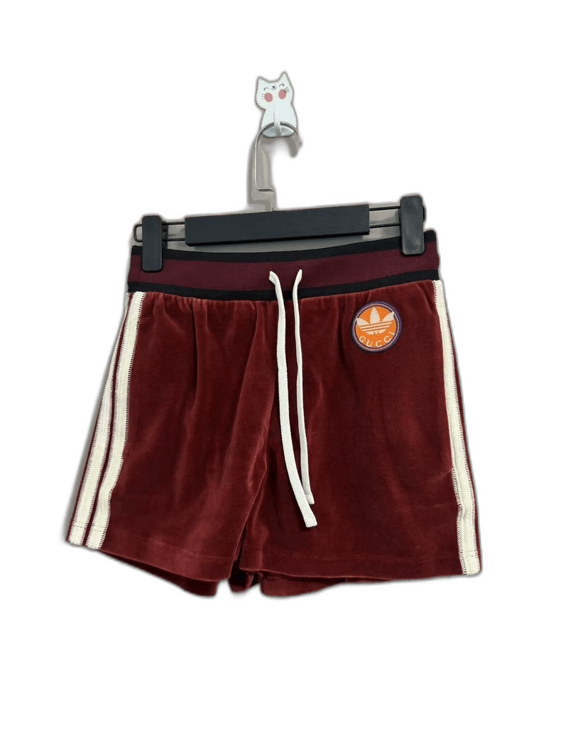 Gucci Gucci X Adidas Collaboration Velvet Shorts-2505 Size 22" - 1 Thumbnail
