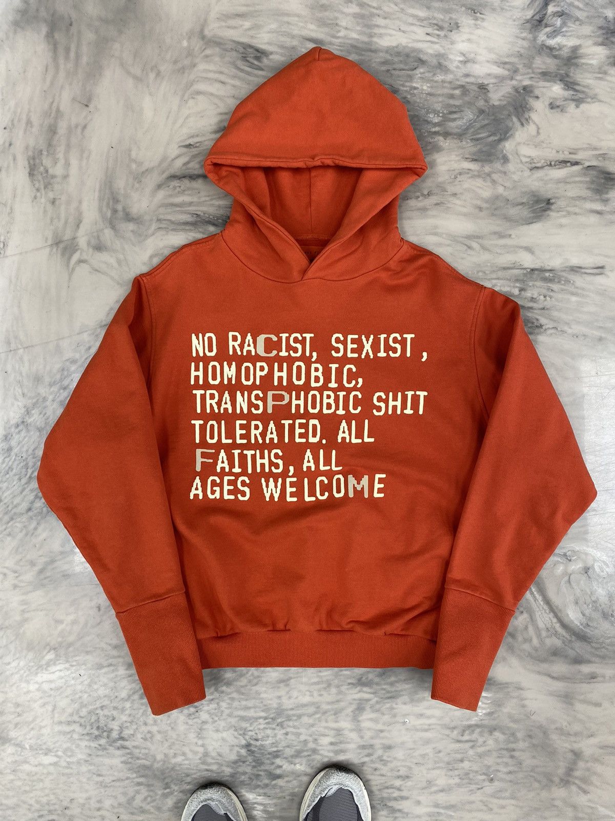Cactus Plant Flea Market CPFM welcome hoodie orange small authentic Size US S / EU 44-46 / 1 - 1 Thumbnail