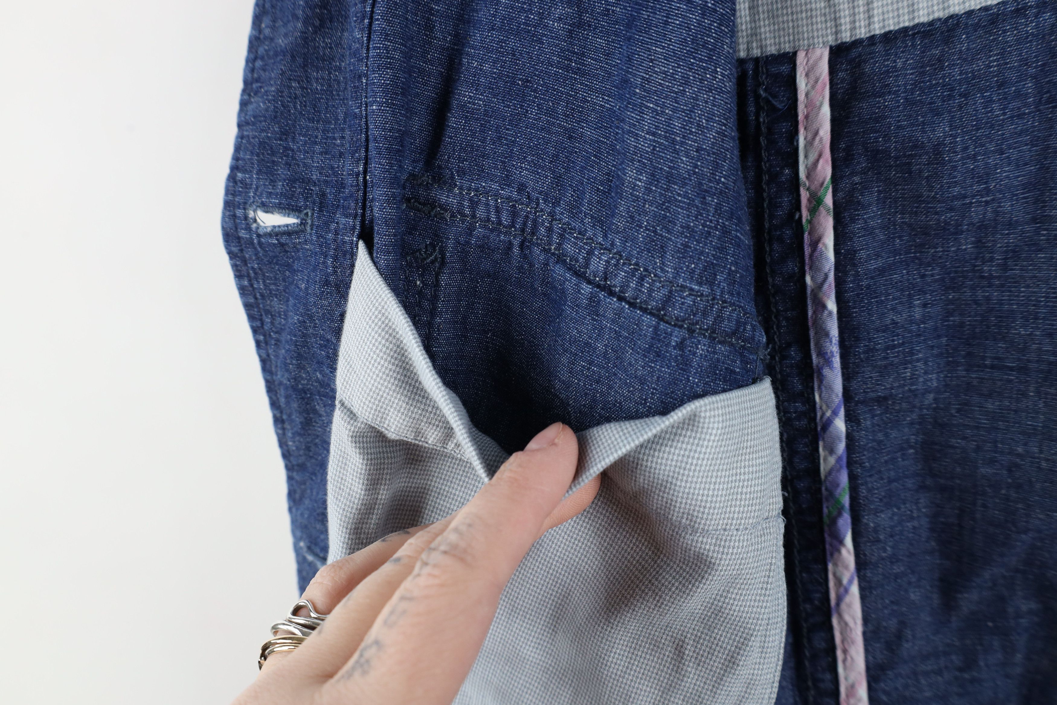 Banana Republic × Vintage Bananan Republic Denim Button Shirt Jacket Jac Shirt Blue Size XL / US 12-14 / IT 48-50 - 10 Thumbnail