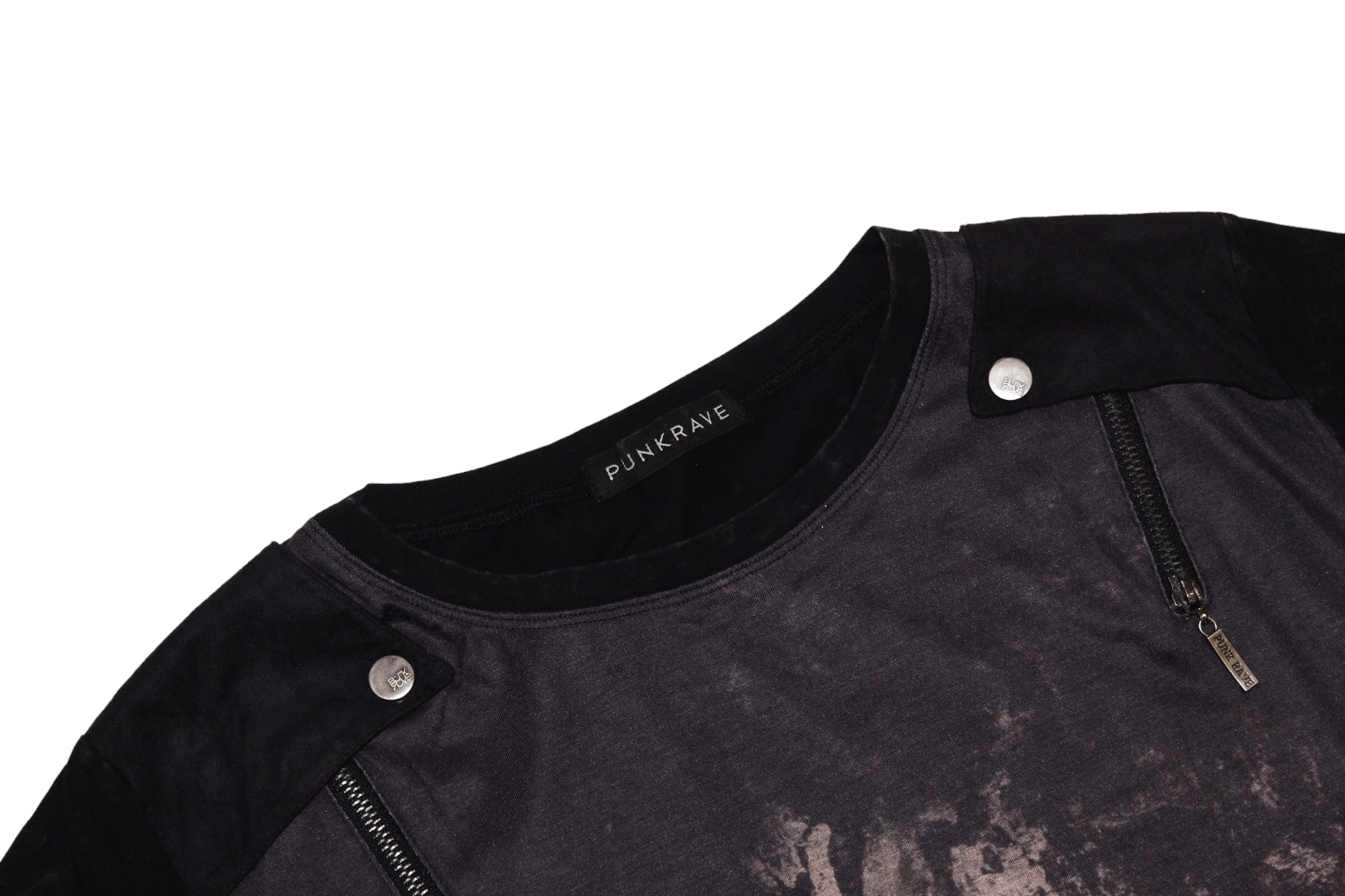 14th Addiction Y2K💥 Seditionaries PUNKRAVE skull art zipper t-shirt Size US M / EU 48-50 / 2 - 5 Thumbnail