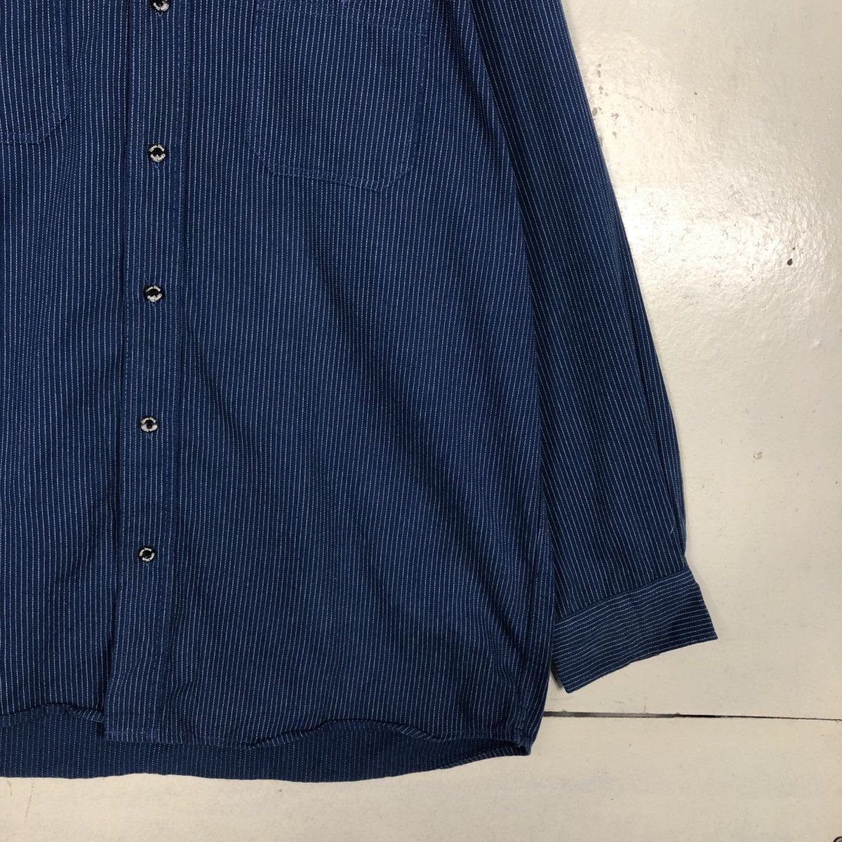 Japanese Brand Vintage Hickory Chore Striped Jacket Open Dich Size US L / EU 52-54 / 3 - 7 Thumbnail