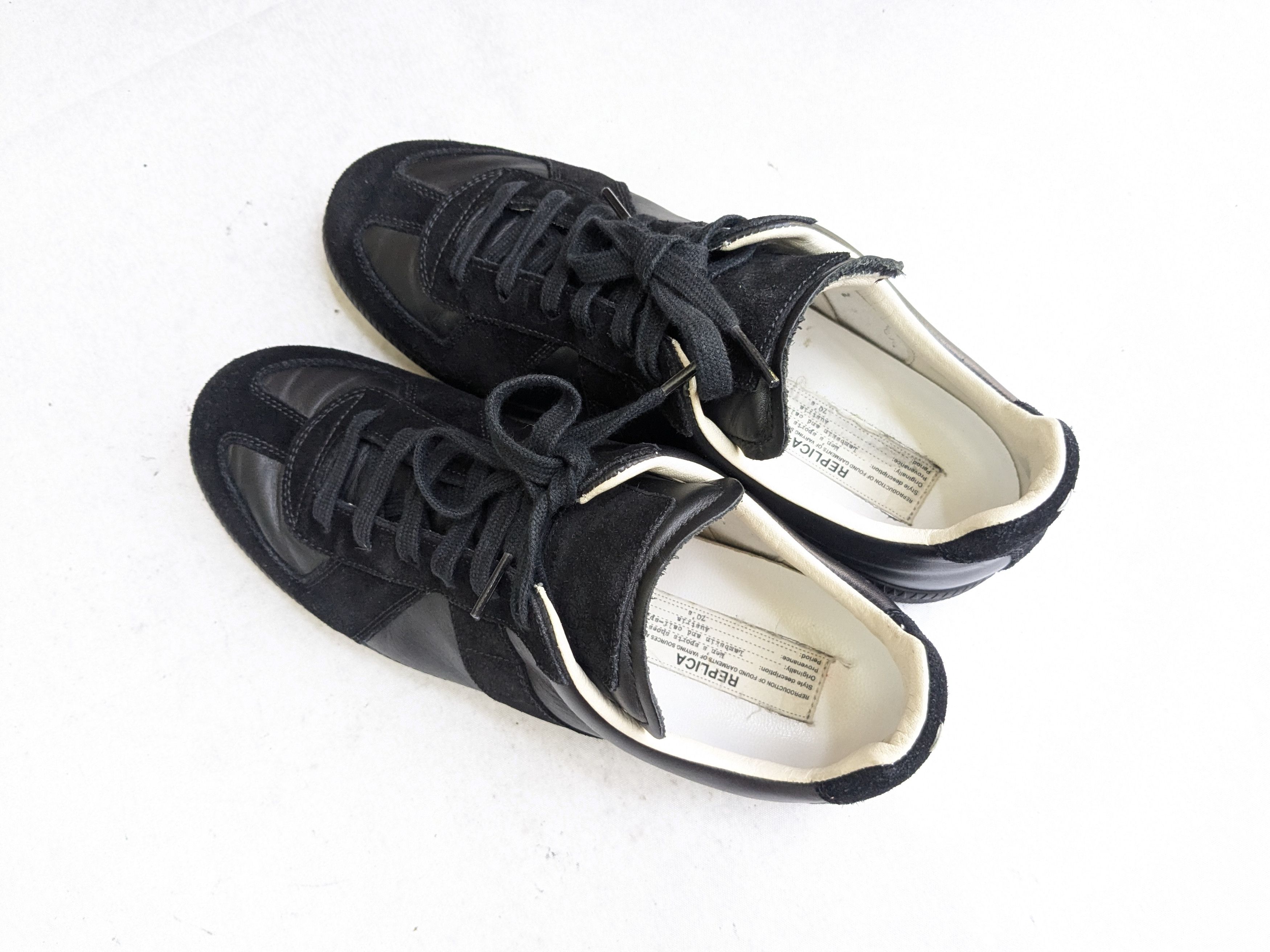 Maison Margiela Maison Margiela Replica Low GAT Black 8.5 41.5 Size US 8.5 / EU 41-42 - 20 Thumbnail