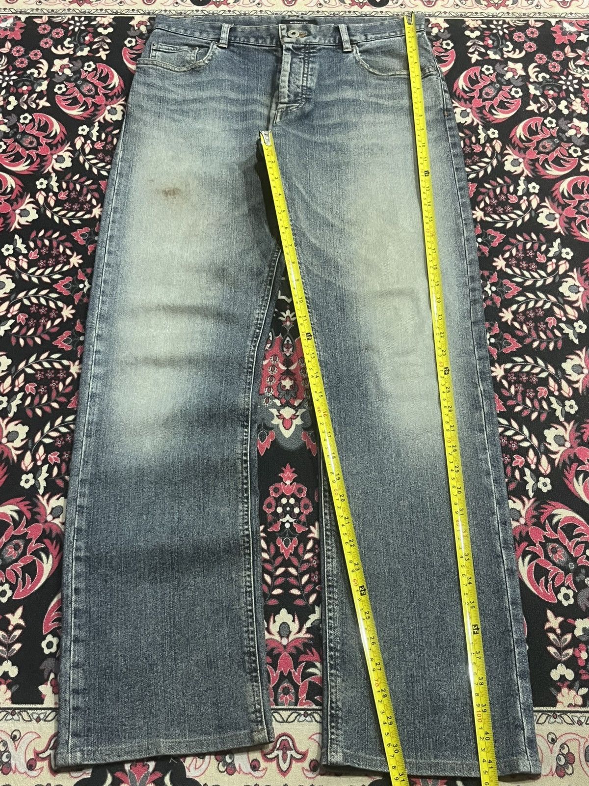 Burberry Vintage Burberry Black Label Blue Faded Washed Straight Jean Size US 30 / EU 46 - 13 Thumbnail