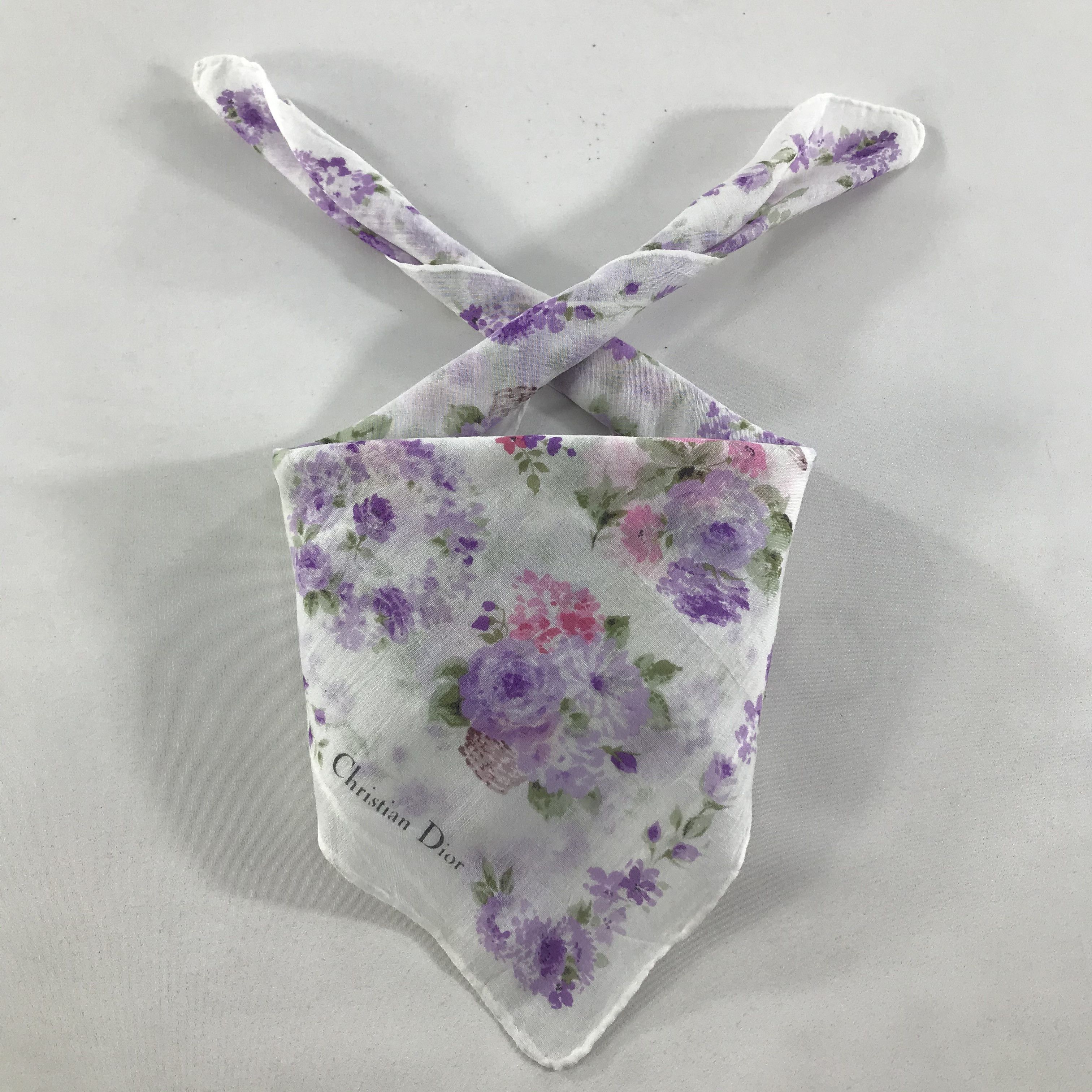 Vintage Christian Dior Bandana / Handkerchief / Neckerchief - S1539 Size ONE SIZE - 4 Thumbnail