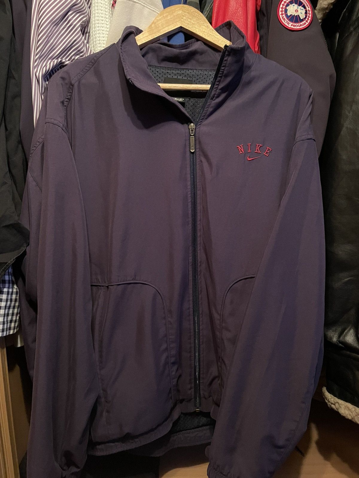 Nike × Vintage Vintage Nike swoosh jacket Size US L / EU 52-54 / 3 - 1 Thumbnail