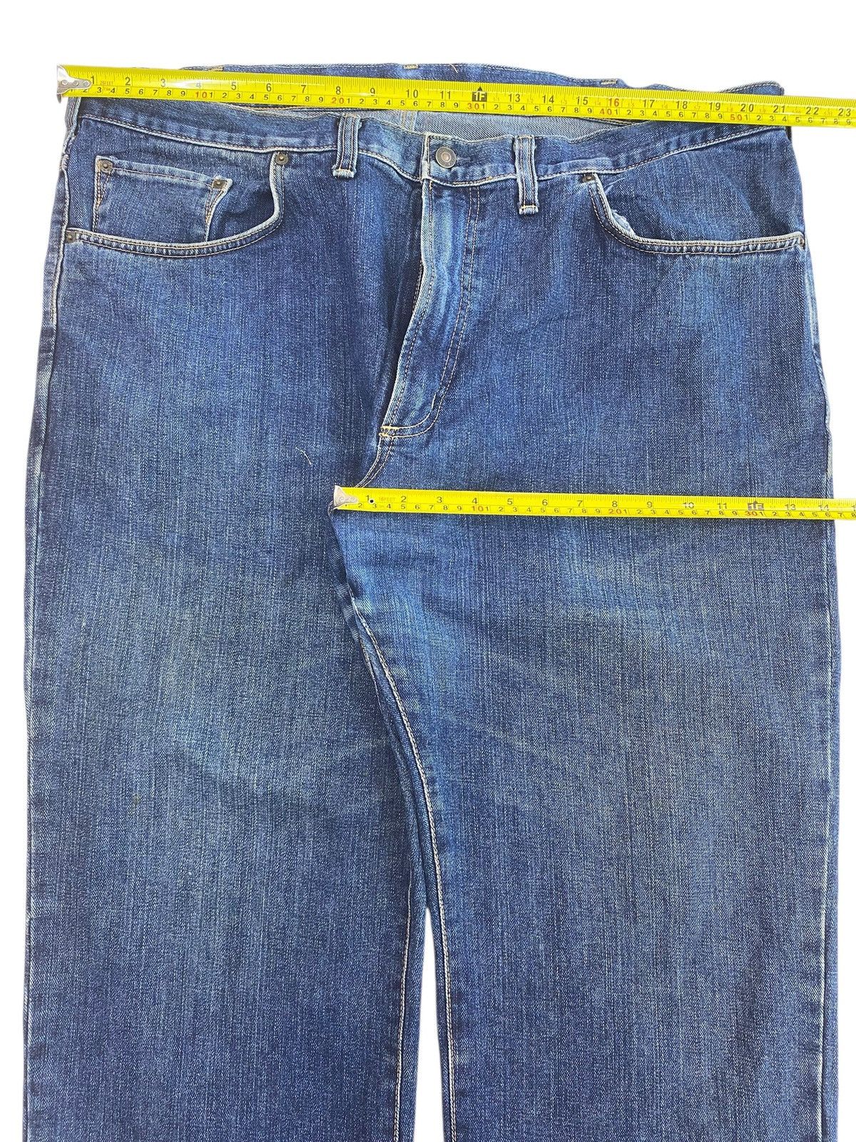 Edwin Edwin Whiskers Dark Blue Wash Style Loose Jeans Size US 42 / EU 58 - 5 Thumbnail