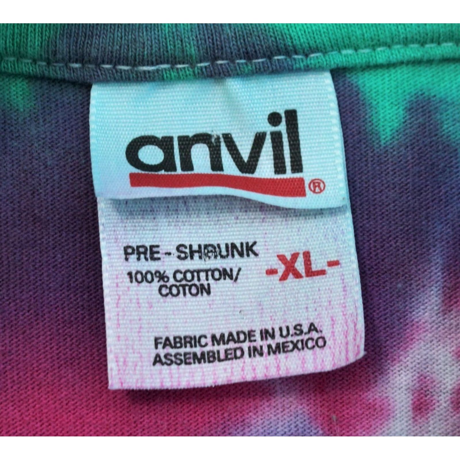 Anvil VTG Anvil 90s Tye Dye Shroomarama TShirt XL Men Multi-Color Psychedelic Grateful Dead T-Shirt Shirt, Graphic Tee, Short Sleeve, 1990s, Size XL Mens Size US XL / EU 56 / 4 - 5 Thumbnail