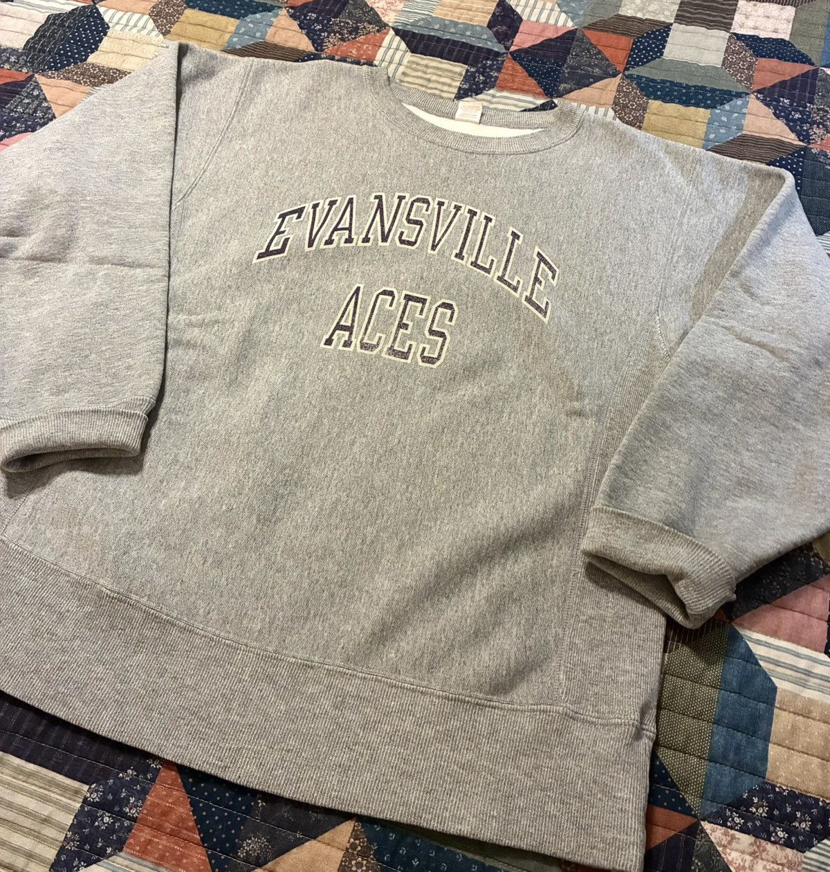 Sugar Cane SUGAR CANE TOYO ENTERPRISE “EVANSVILLE ACES” SWEATSHIRT- LRG Size US L / EU 52-54 / 3 - 5 Thumbnail