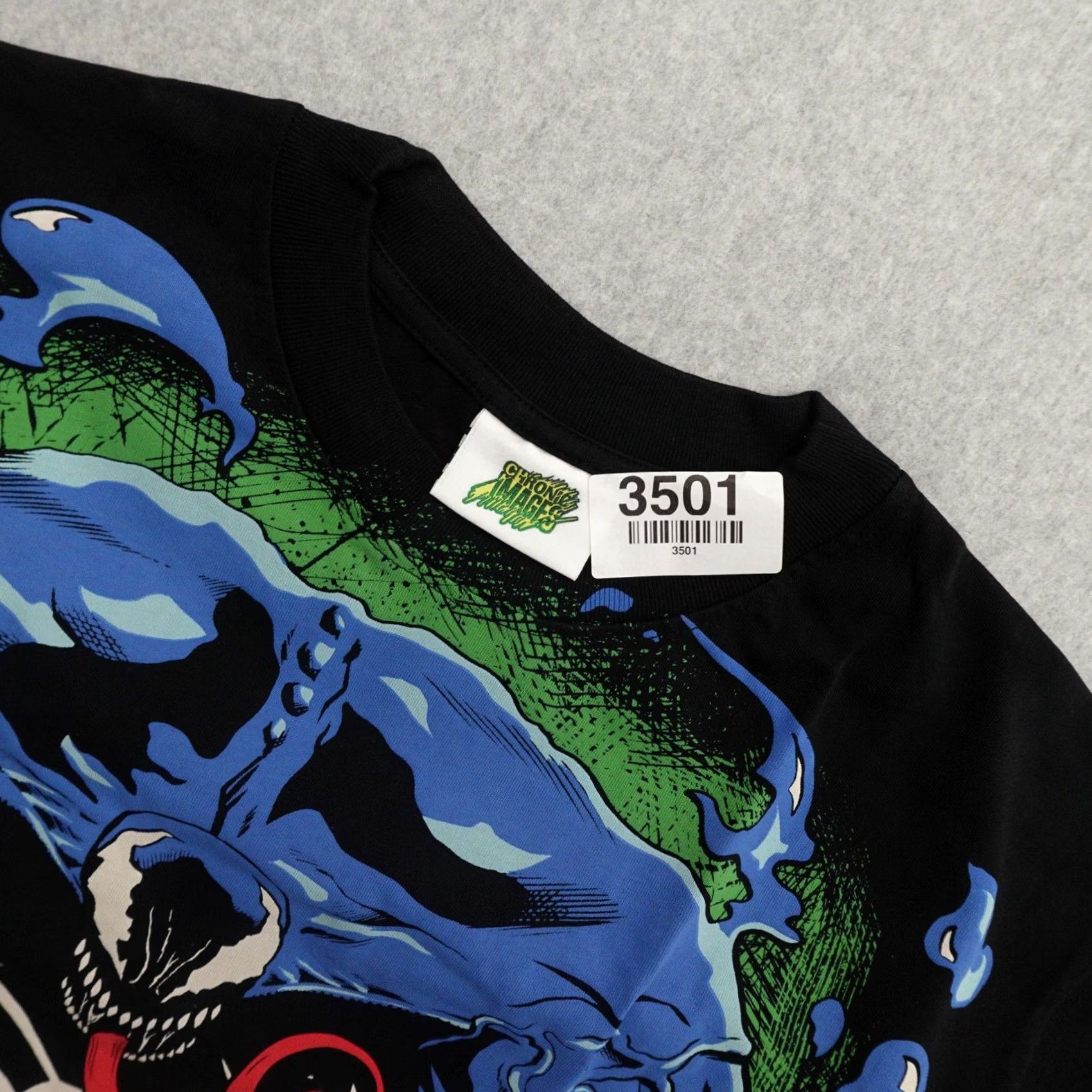 Vintage Chronic Images T-Shirt Mens Large Black Short Sleeve XS? Size US L / EU 52-54 / 3 - 4 Thumbnail