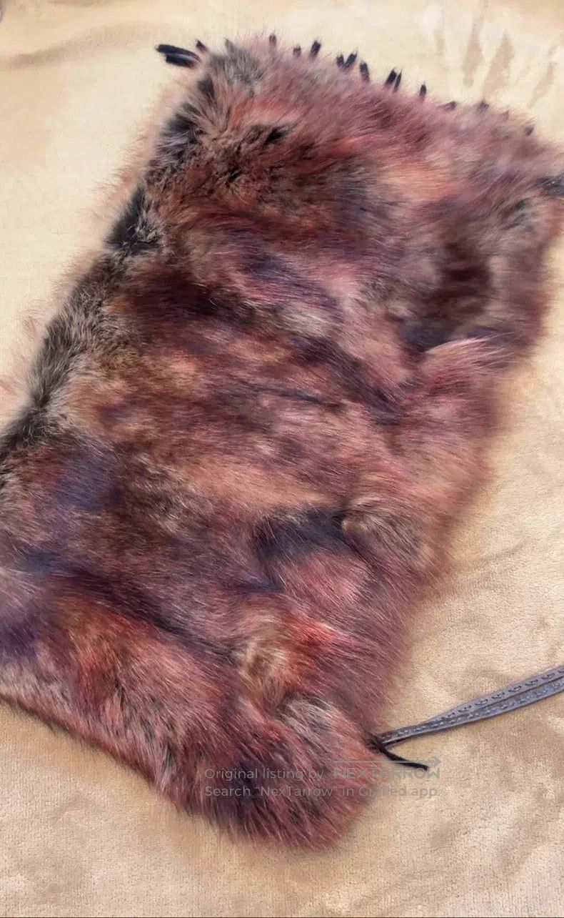 Fendi Fendi Cashmere Material Fur Shawl, fur part might be fox o Size ONE SIZE - 2 Thumbnail