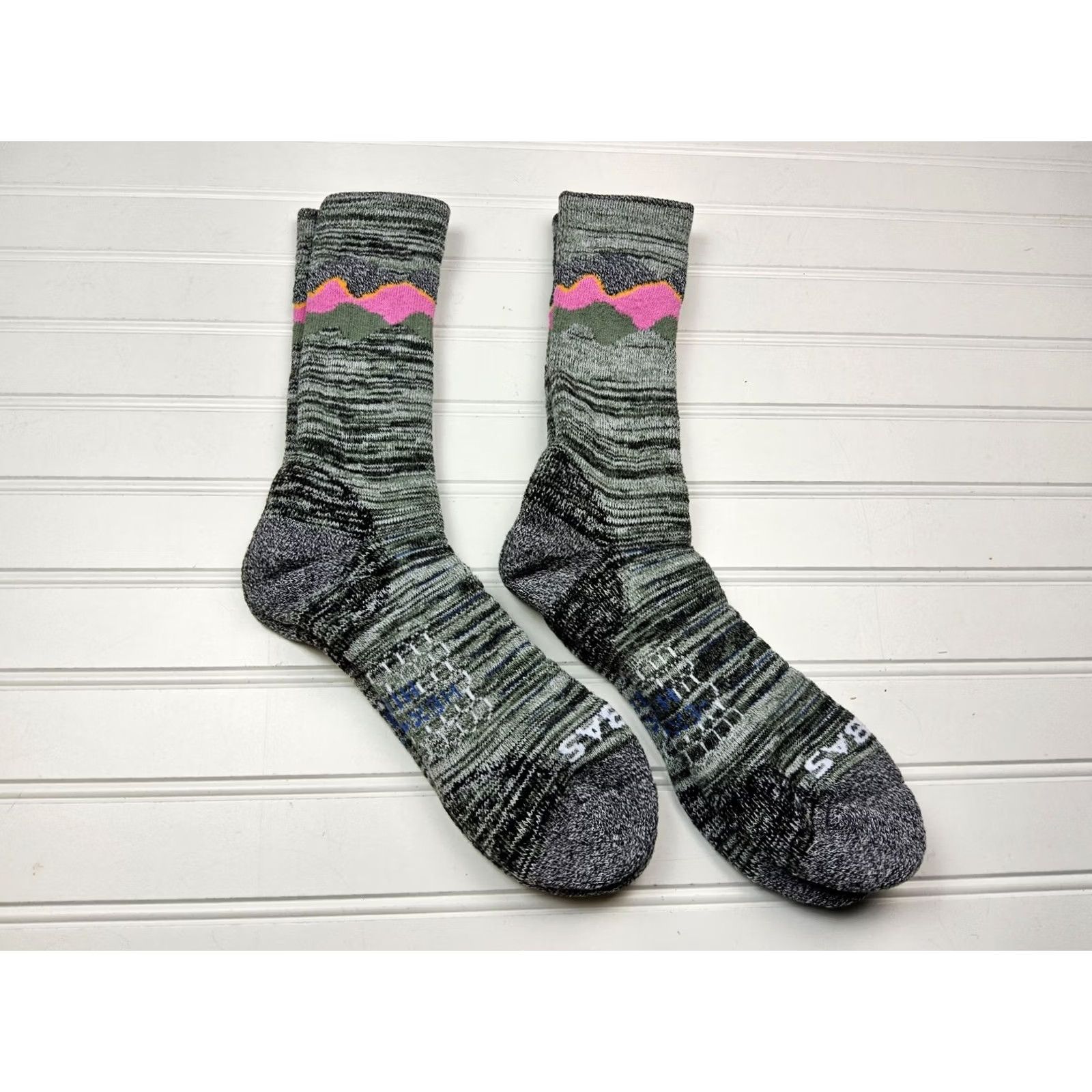 Vintage Bombas Hex Tec Hike Hiking Stripe Calf Socks Lot Of 2 Pairs Size XL Size ONE SIZE - 2 Thumbnail