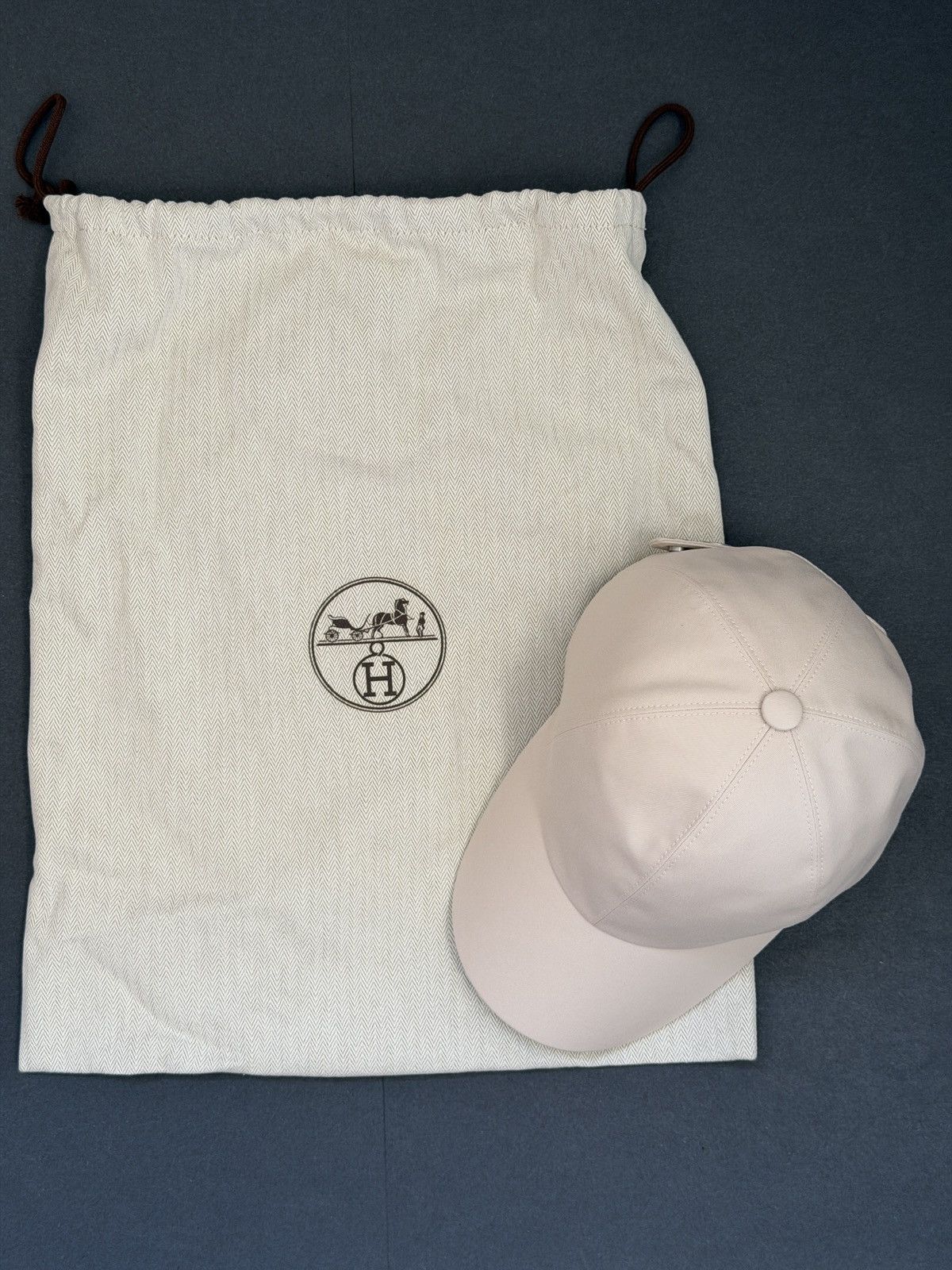 Hermes HERMES Casquette Riley Hat Baseball Cap Homme Size 57 Size ONE SIZE - 6 Thumbnail