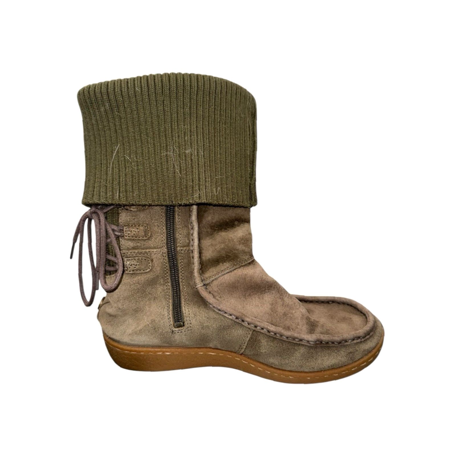 The North Face The North Face Boot Womens Nubuck Performance Prima Loft Waterproof Sz 7.5 Green Snow Boot Womens Size US 8 / IT 38 - 5 Thumbnail