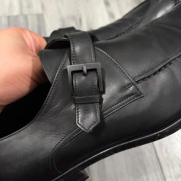 Giorgio Armani Giorgio Armani Classic Leather Buckle Strap Shoes Size US 10.5 / EU 43-44 - 5 Thumbnail