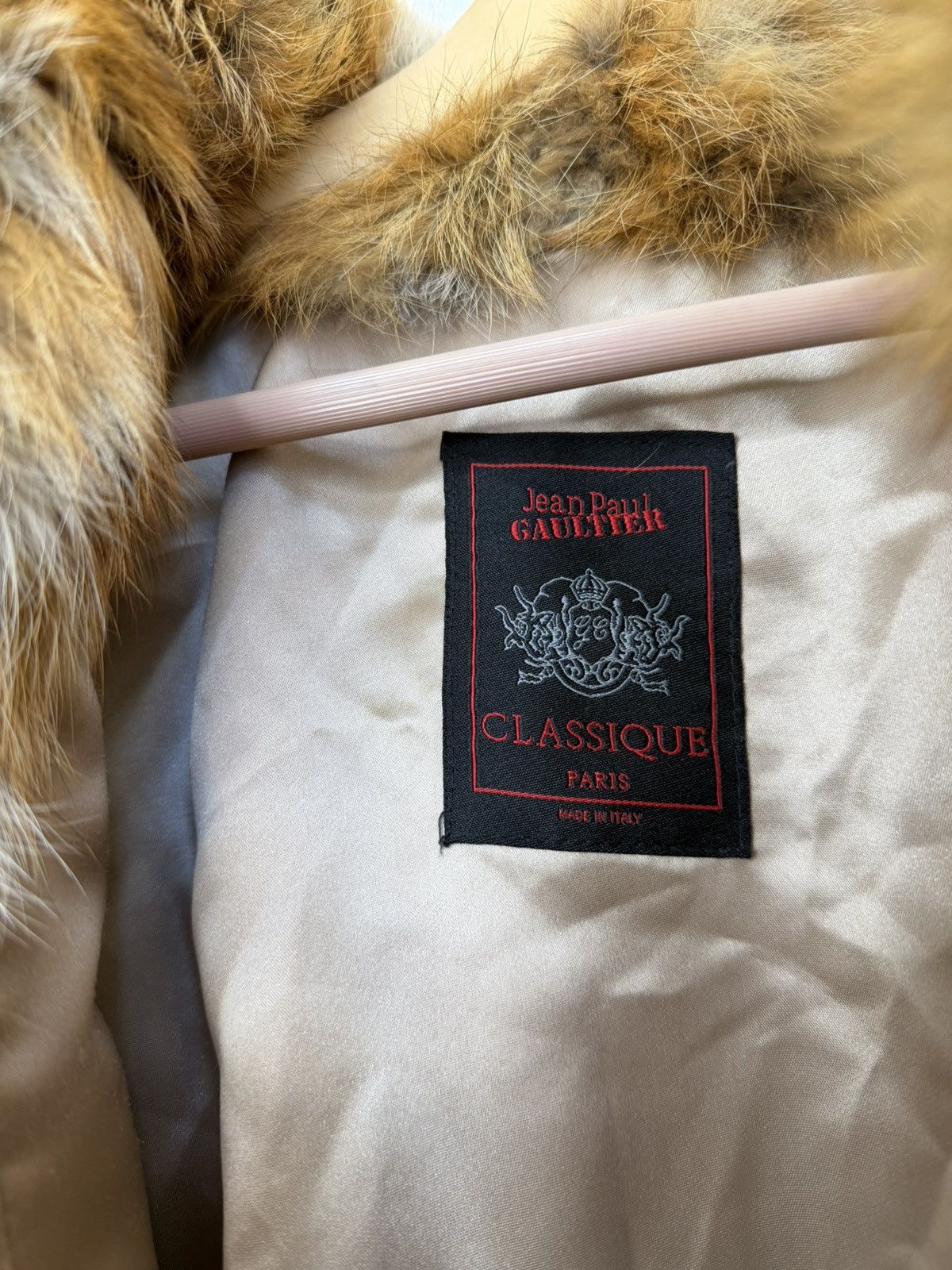 Jean Paul Gaultier Rare Archive 90s JPG Classique Patchwork Fox Fur Coat Size M / US 6-8 / IT 42-44 - 9 Thumbnail