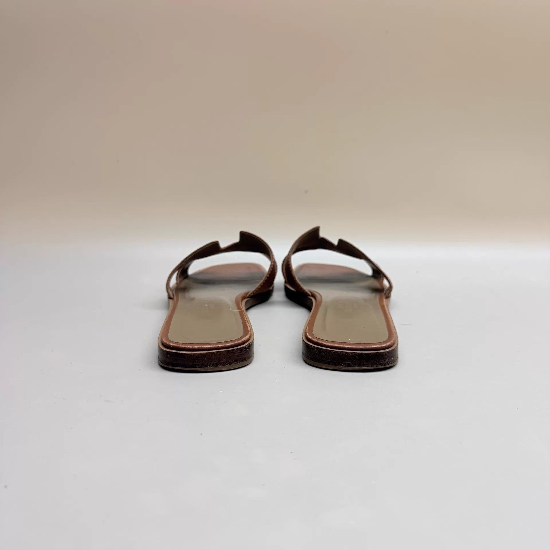 Hermes Hermes Dark Brown H Slipper 36 95 New Size US 5.5 / IT 35.5 - 3 Thumbnail