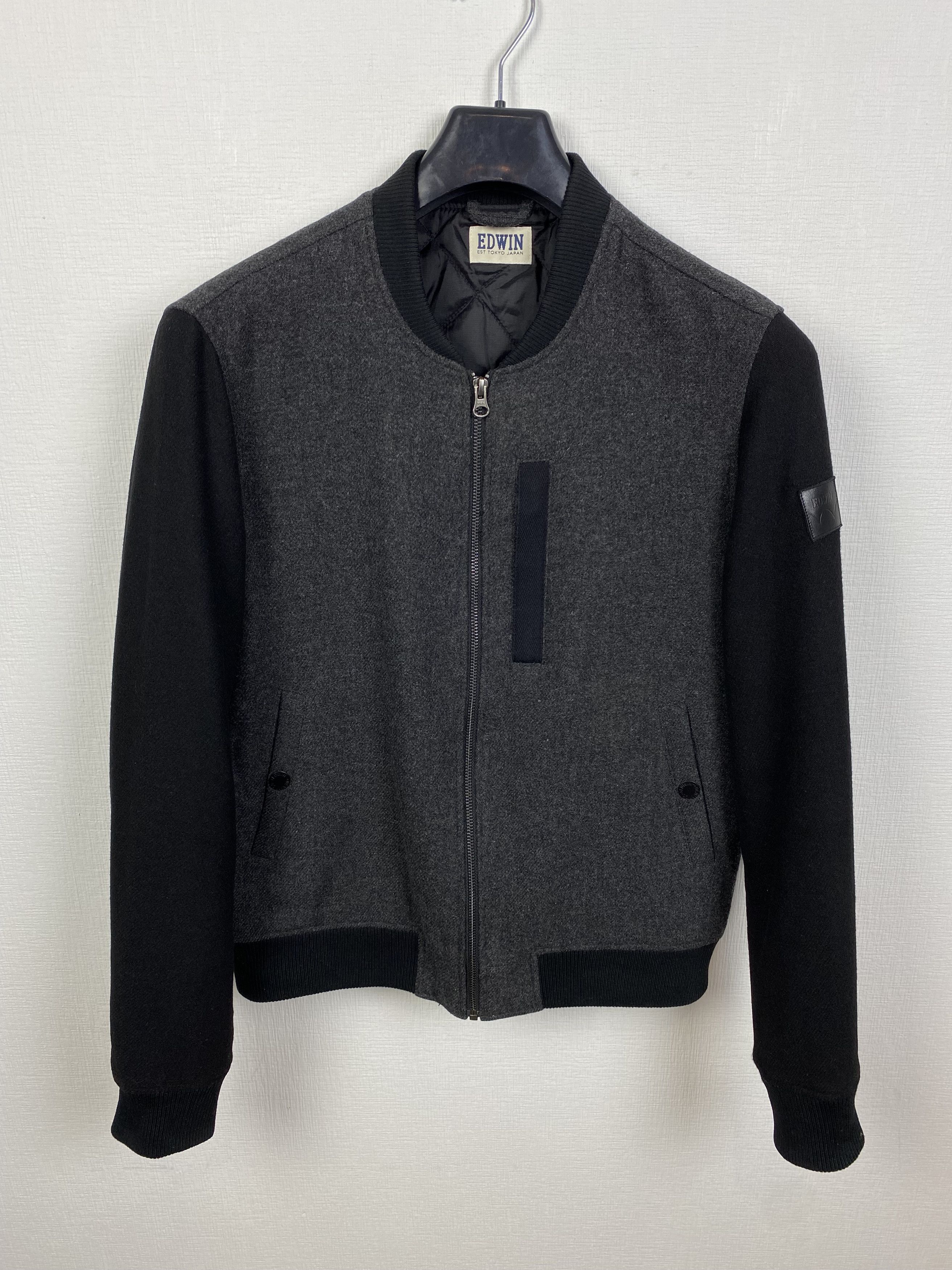 Edwin Edwin Japan Men Wool Bomber Jacket Size S Size US S / EU 44-46 / 1 - 1 Thumbnail